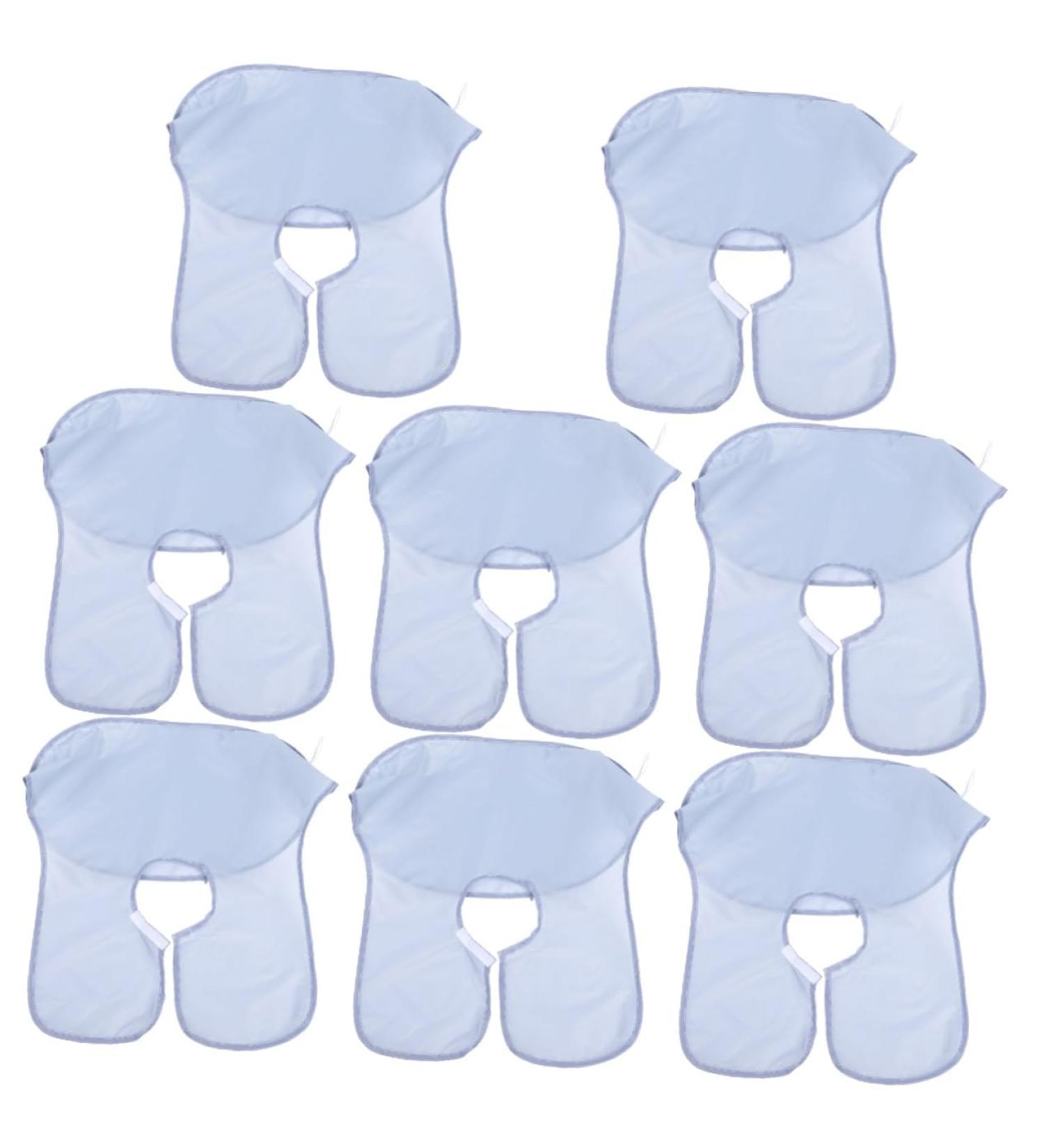 Minkissy 2 Pcs Shaving Towel Aprons for Women - Haircut Barber Supplies & Grooming Smock Kit (Gray 65x56cm 8pcs) - Buy Online on GoSupps.com