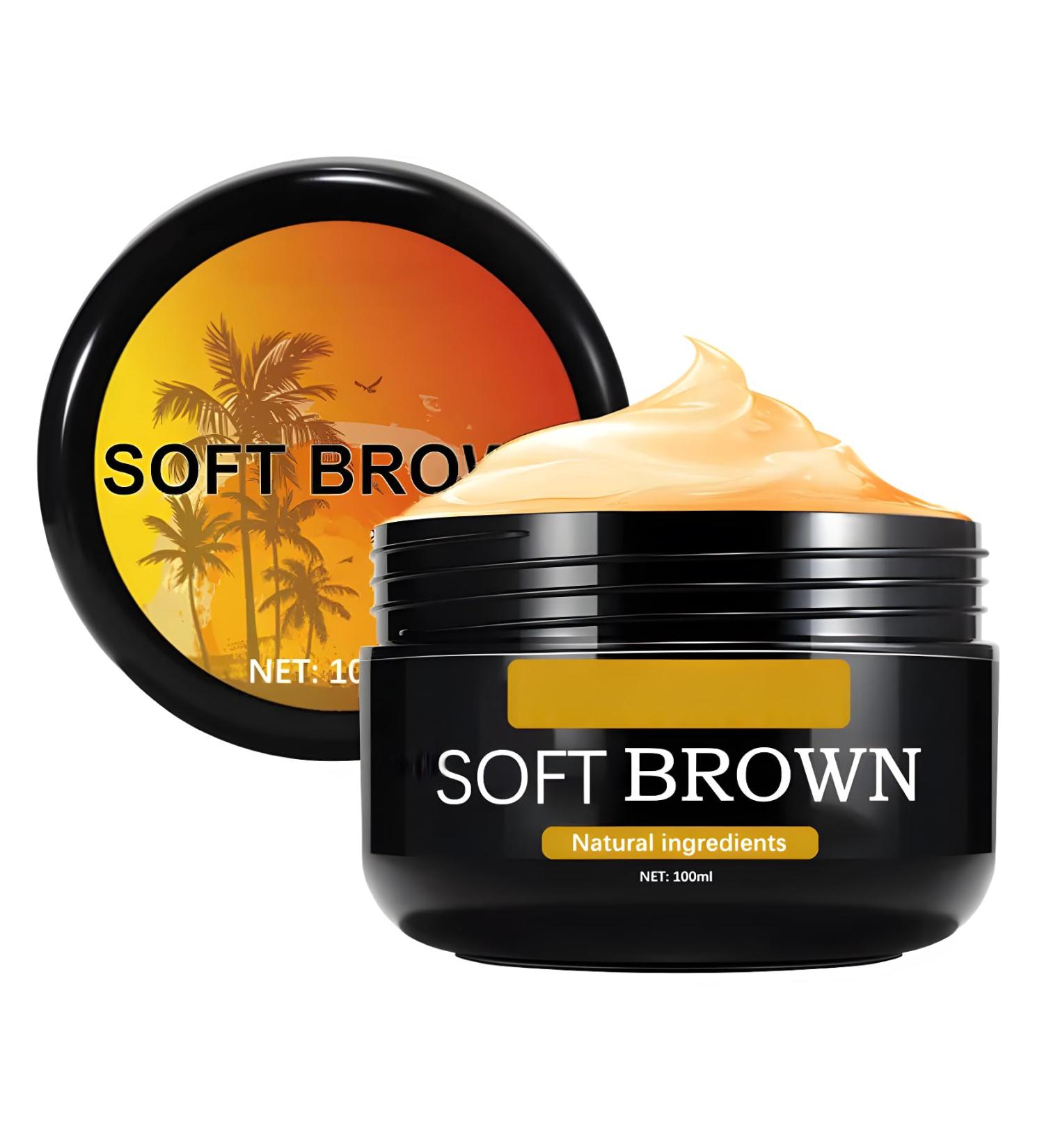 Tanning Gel - Soft & Dark Brown Tanning Accelerator for All Skin Types - 100g - Buy Online on GoSupps.com