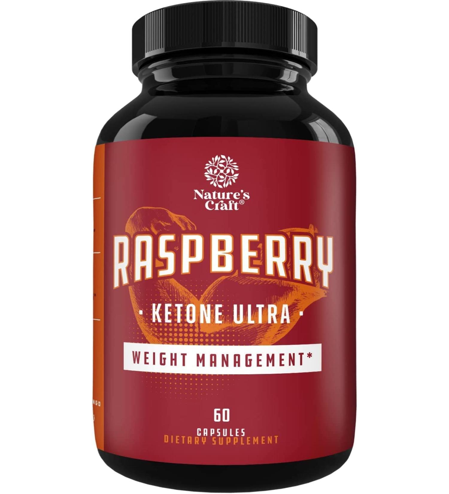 Raspberry Ketones Weight Loss Supplement with African Mango, Apple Cider Vinegar & Green Tea - Natural Metabolism Booster & Appetite Suppressant for Men & Women - Buy Online on GoSupps.com