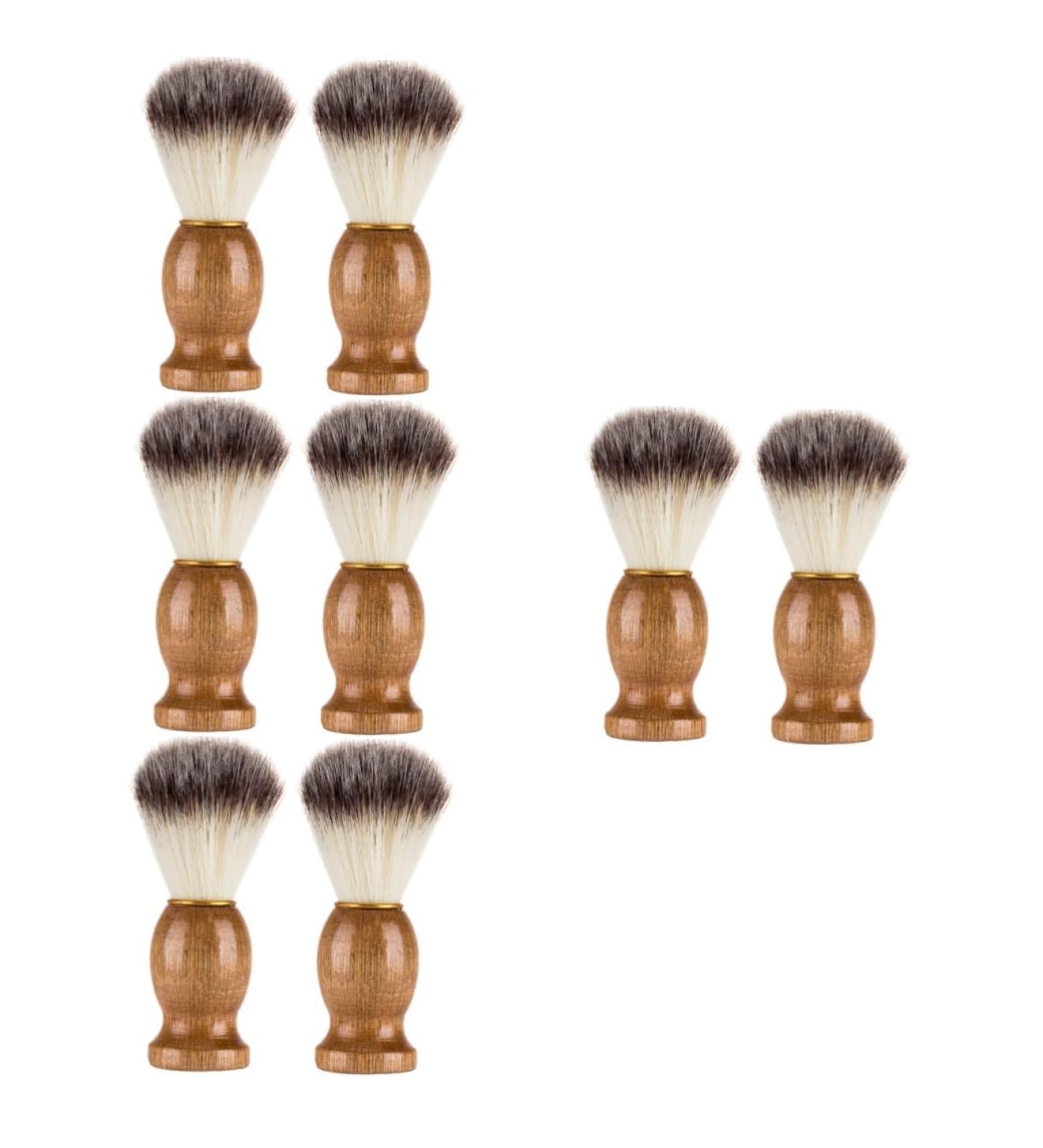 Angoily 8-Piece Shaving Brush Set - Professional Razor & Beard Cleaning Accessories for Men - Buy Online on GoSupps.com
