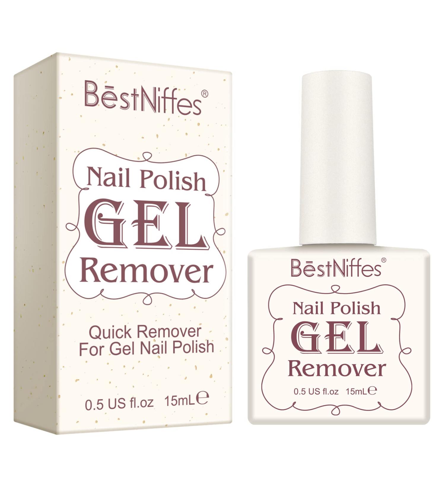 Nail Polish Remover Gel - Professional Non-Irritating Formula, 3-5 Minute Removal, No Foil Soaking Needed (15 ml) - Buy Online on GoSupps.com