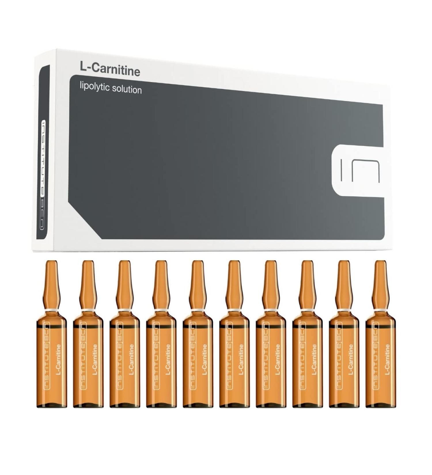 L-Carnitine Body Serum Ampoule - Contouring Cosmetic Serum - 10 x 5ml Ampoules Institute BCN Made in Spain - Buy Online on GoSupps.com