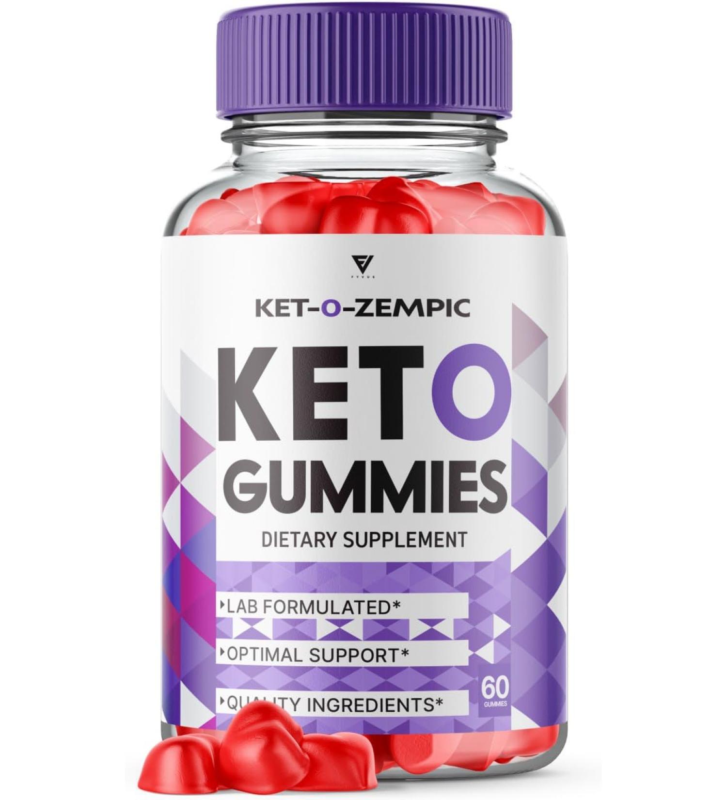 Keto-Zempic Gummies with Beet Root - Advanced Weight Loss Supplement with ACV - 60 Gummies - Buy Online on GoSupps.com