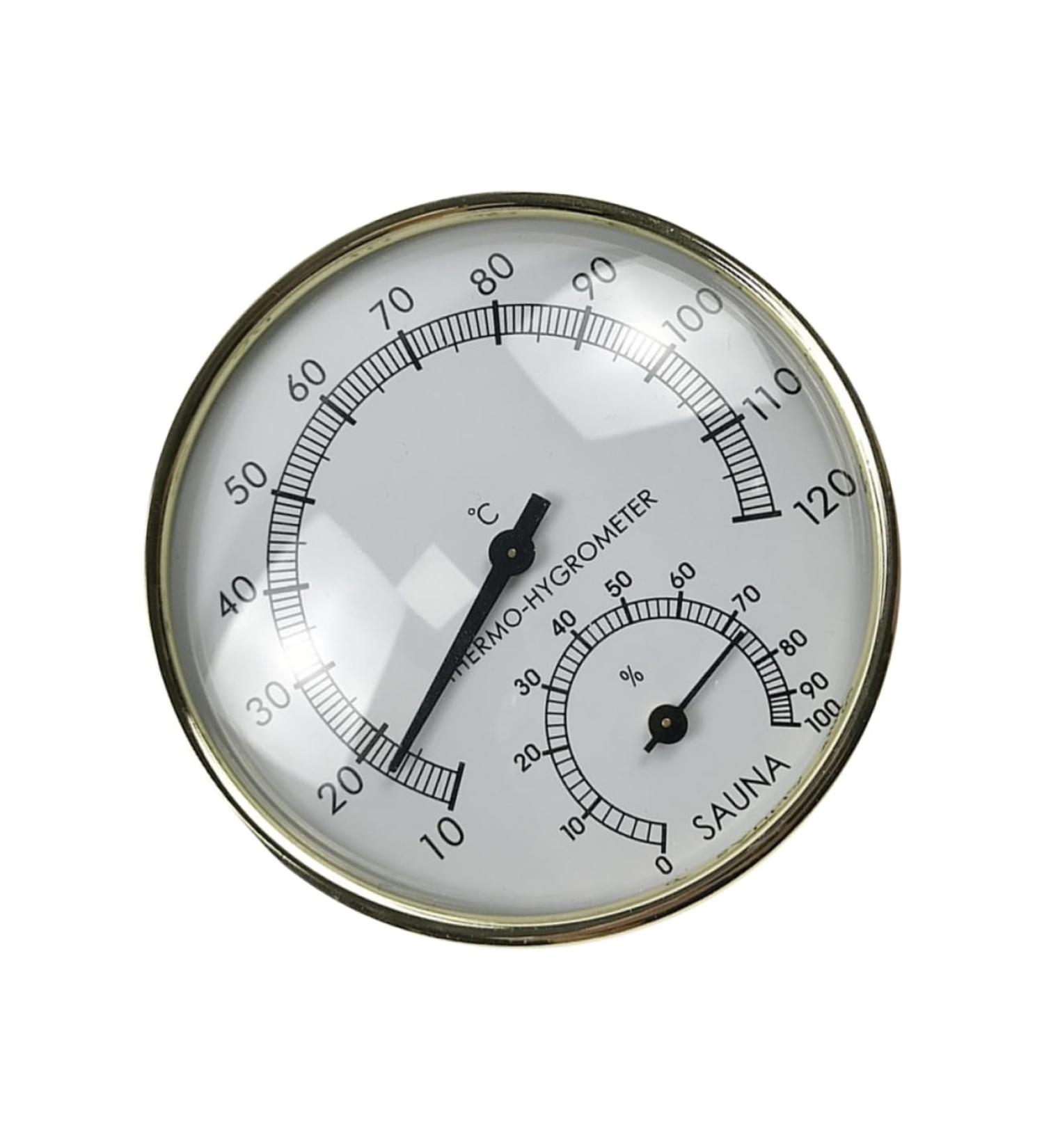 Buy Artibetter Sauna Hygrothermograph & Temperature Knife - Mini Interior Thermometer Room & Back Temperature Meter Golden - Fast International Shipping - Buy Online on GoSupps.com