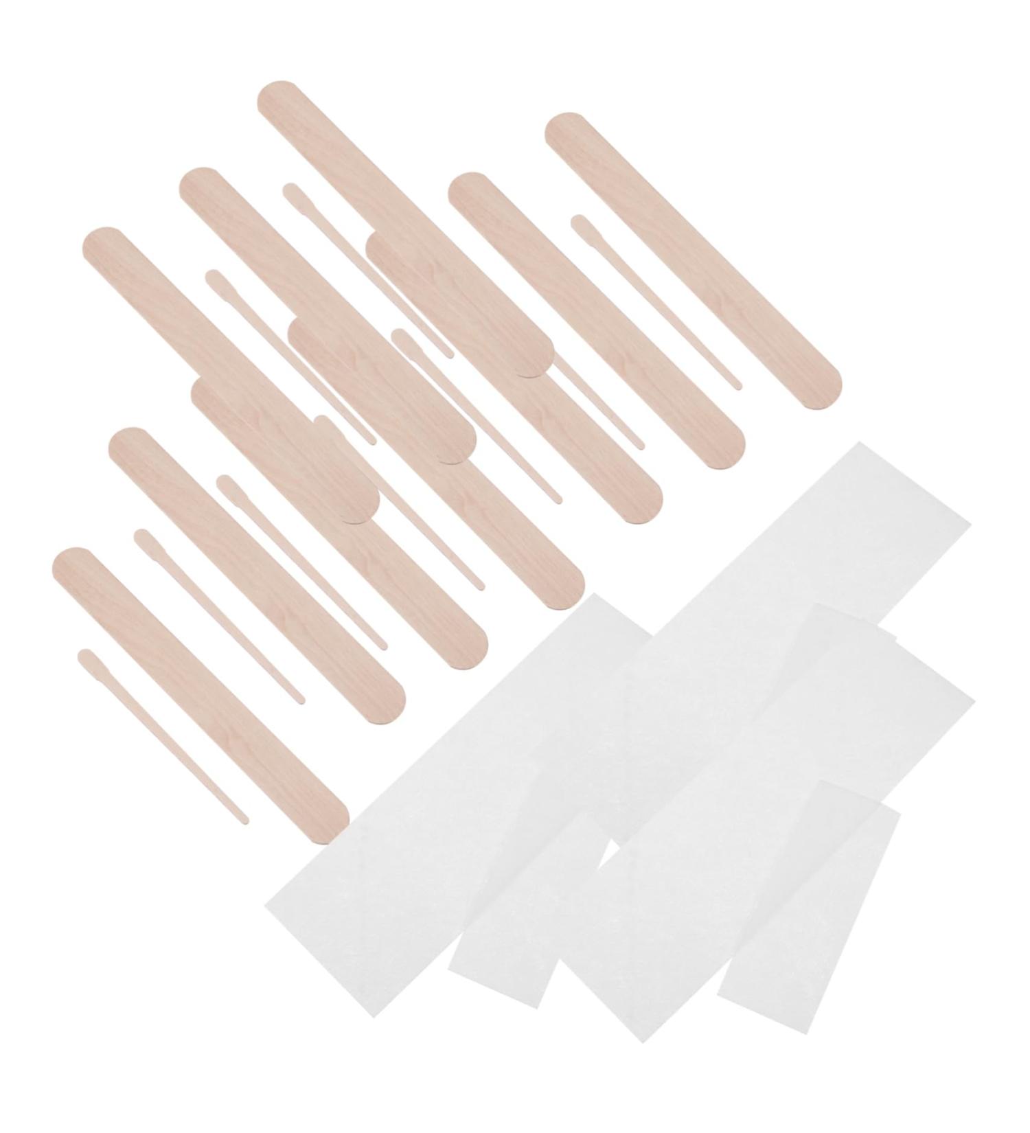 Frcolor 400 Disposable Beauty Bars - Natural Birch Wax Bars for Hair Removal | Eco-Friendly Large Wood Body Hair Removal Tool - Buy Online on GoSupps.com