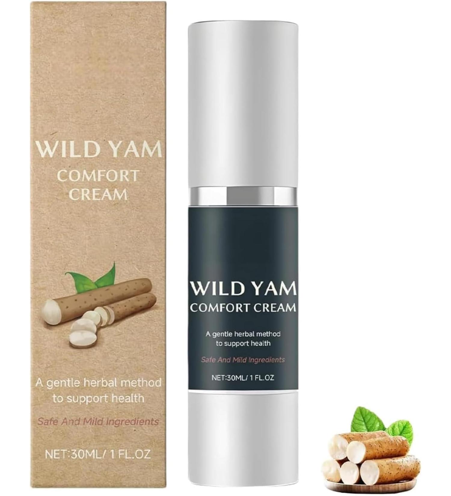 Cr me r confortante l'igname sauvage Cr me quilibrante naturelle l'igname sauvage bio Nourrit la peau Convient tous types de peau 1Pcs - Buy Online on GoSupps.com