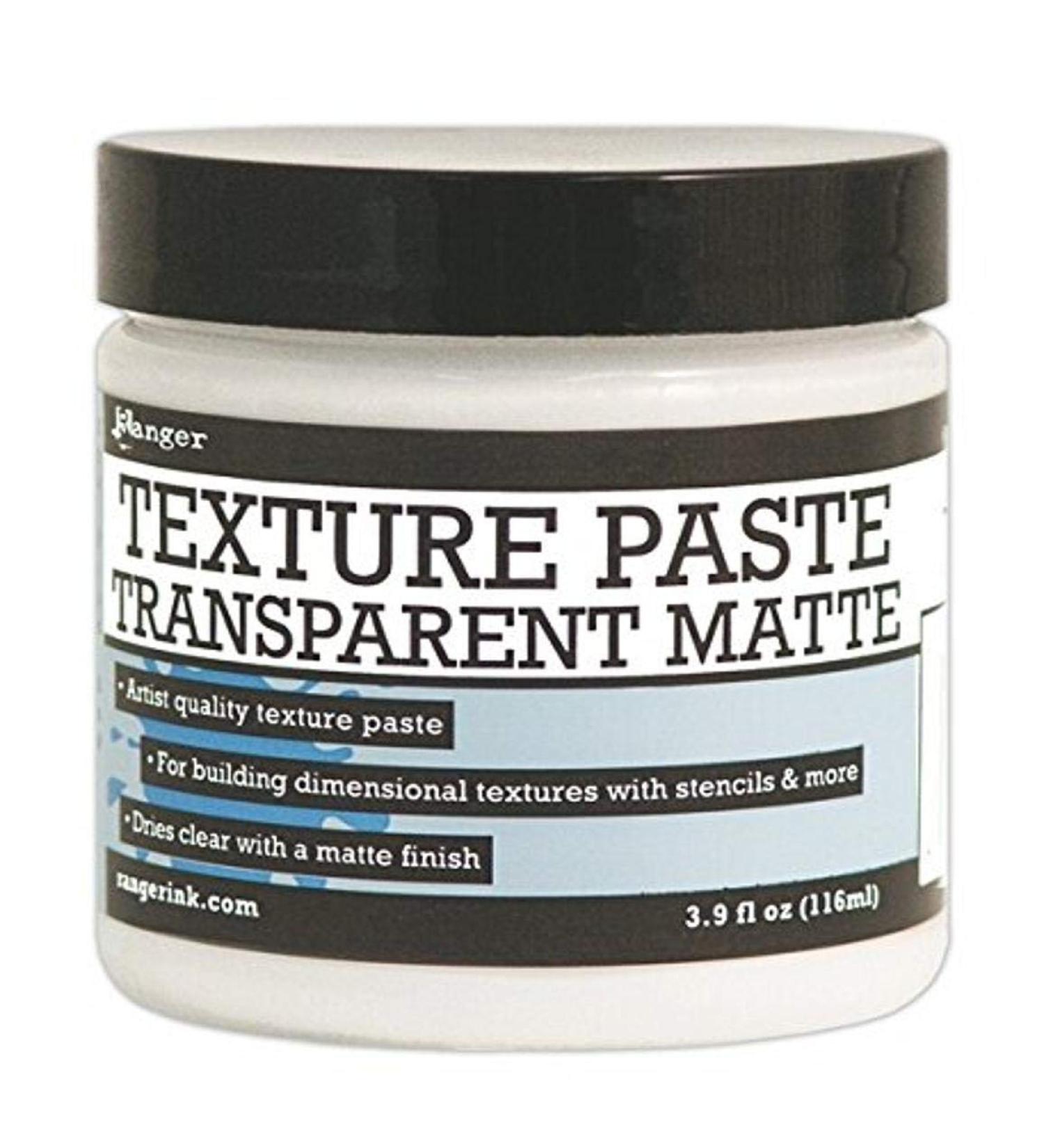Ranger Texture Paste 4oz Transparent Matte - Original Version - Buy Online on GoSupps.com