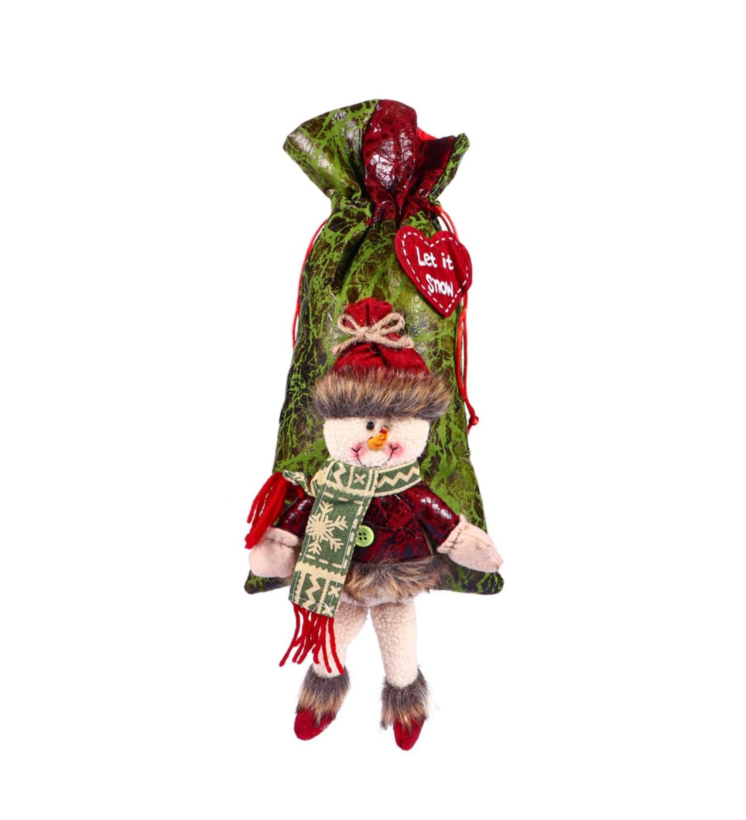 STOBAZA Christmas Bag 1pc Old Man's Bag Santa Decor Christmas Christmas Bags Present Bag Candy Bag Elk Elder - Buy Online on GoSupps.com