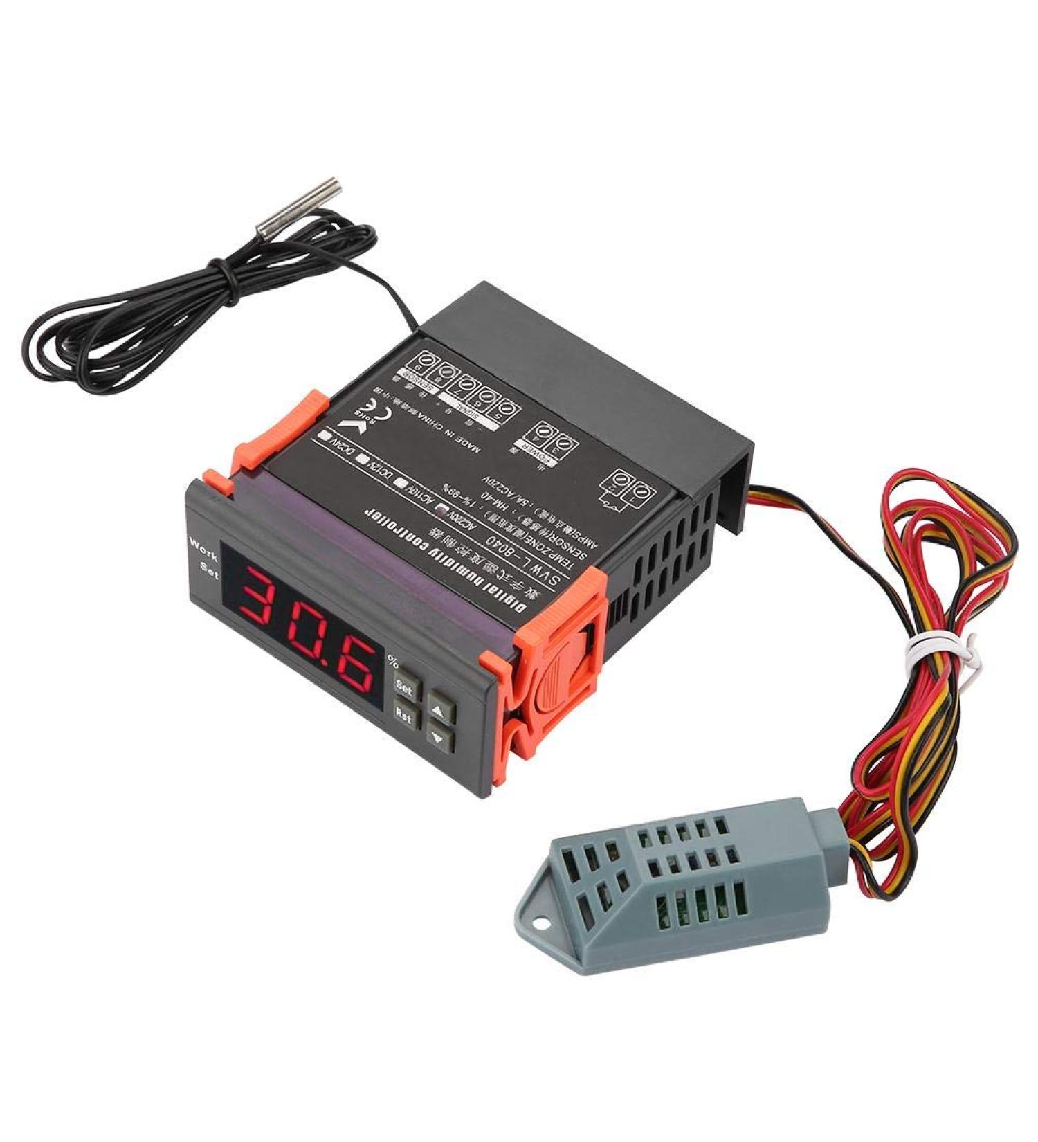 220V Digital Air Humidity Controller WH8040 | 1%-99%RH Sensor | HM-40 Type - Buy Online on GoSupps.com