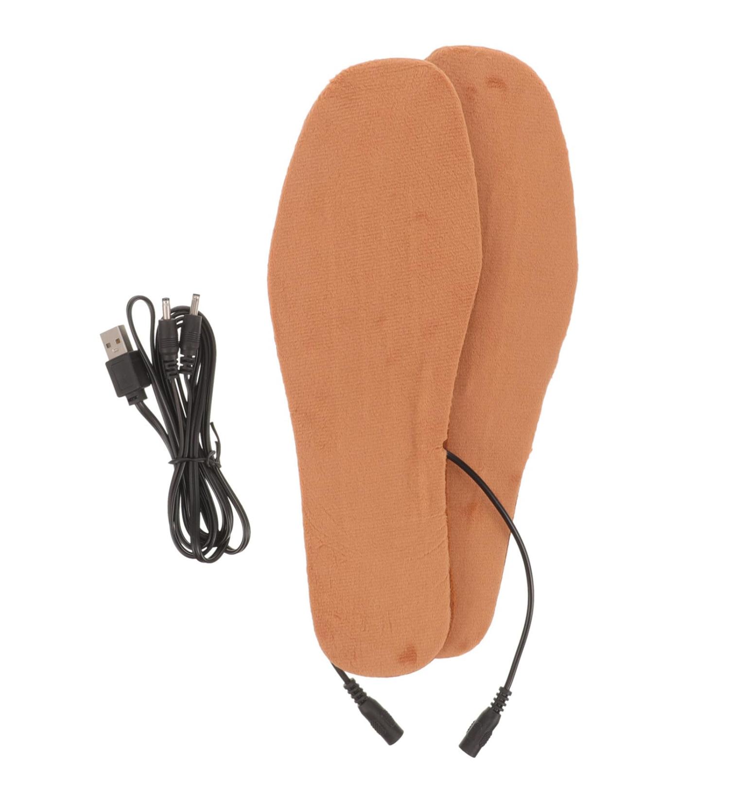Holibanna Heated Insoles - USB Rechargeable Cuttable Electric Foot Warmers for Men & Women | International Shipping - Buy Online on GoSupps.com