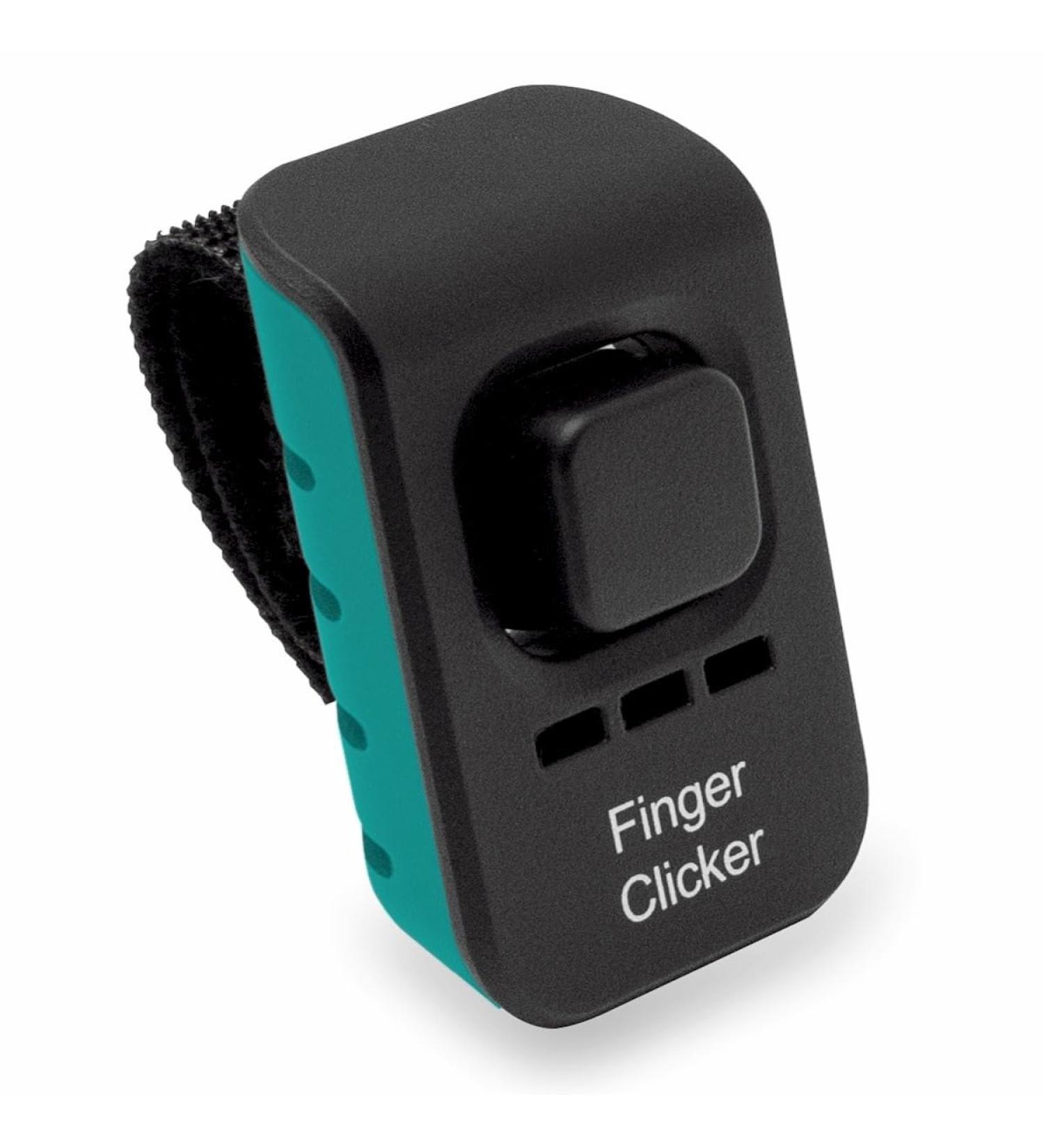 Educator Dog Training Finger Clicker with Audible Sound for Positive Reinforcement Behavior and Obedience Pet Trainer Teal - Buy Online on GoSupps.com