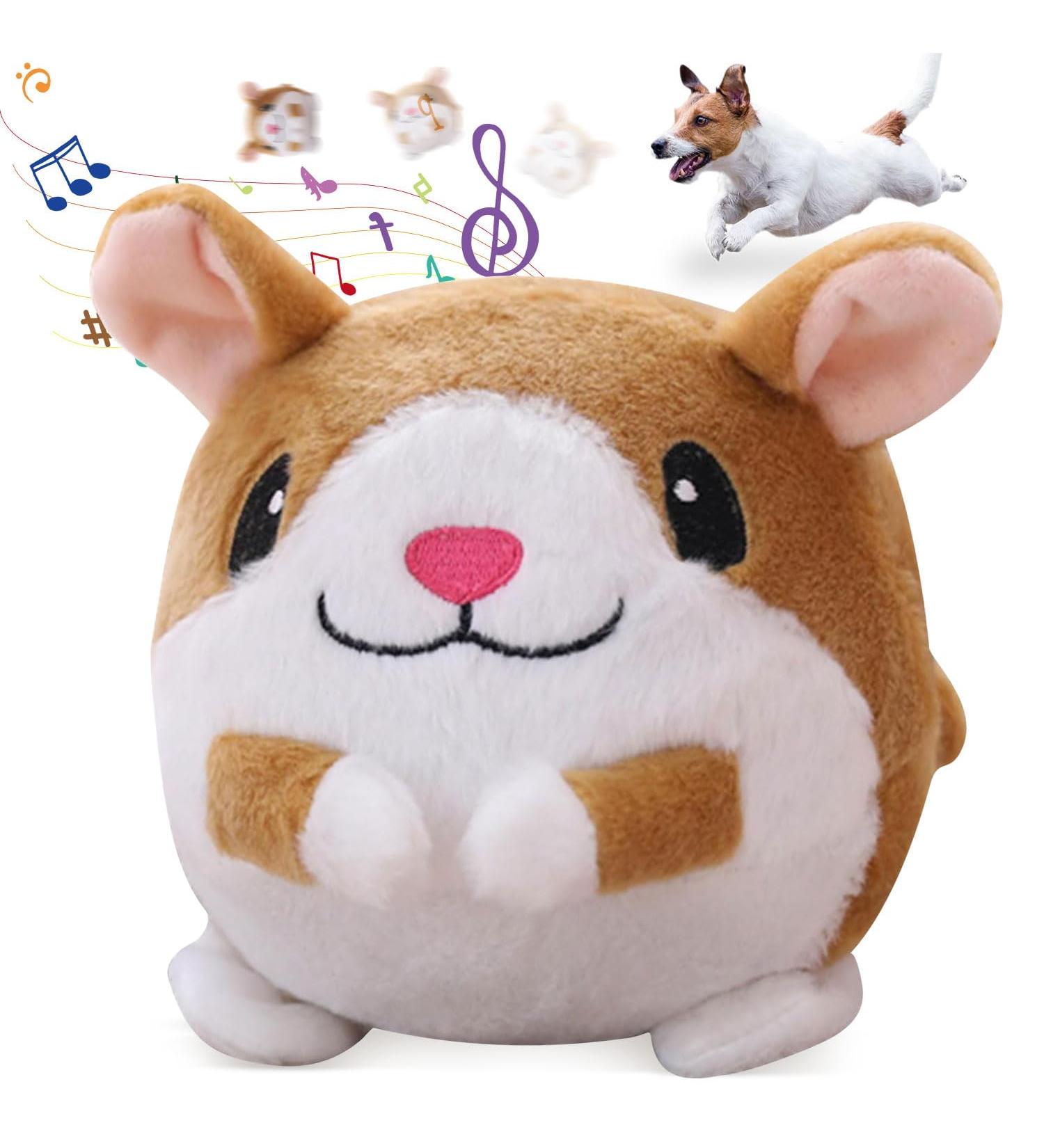Moving Dog Toy Ball - Active Plush Toys for Pets | Non-Toxic Bite-Proof | Ideal for Pet Training - Buy Online on GoSupps.com