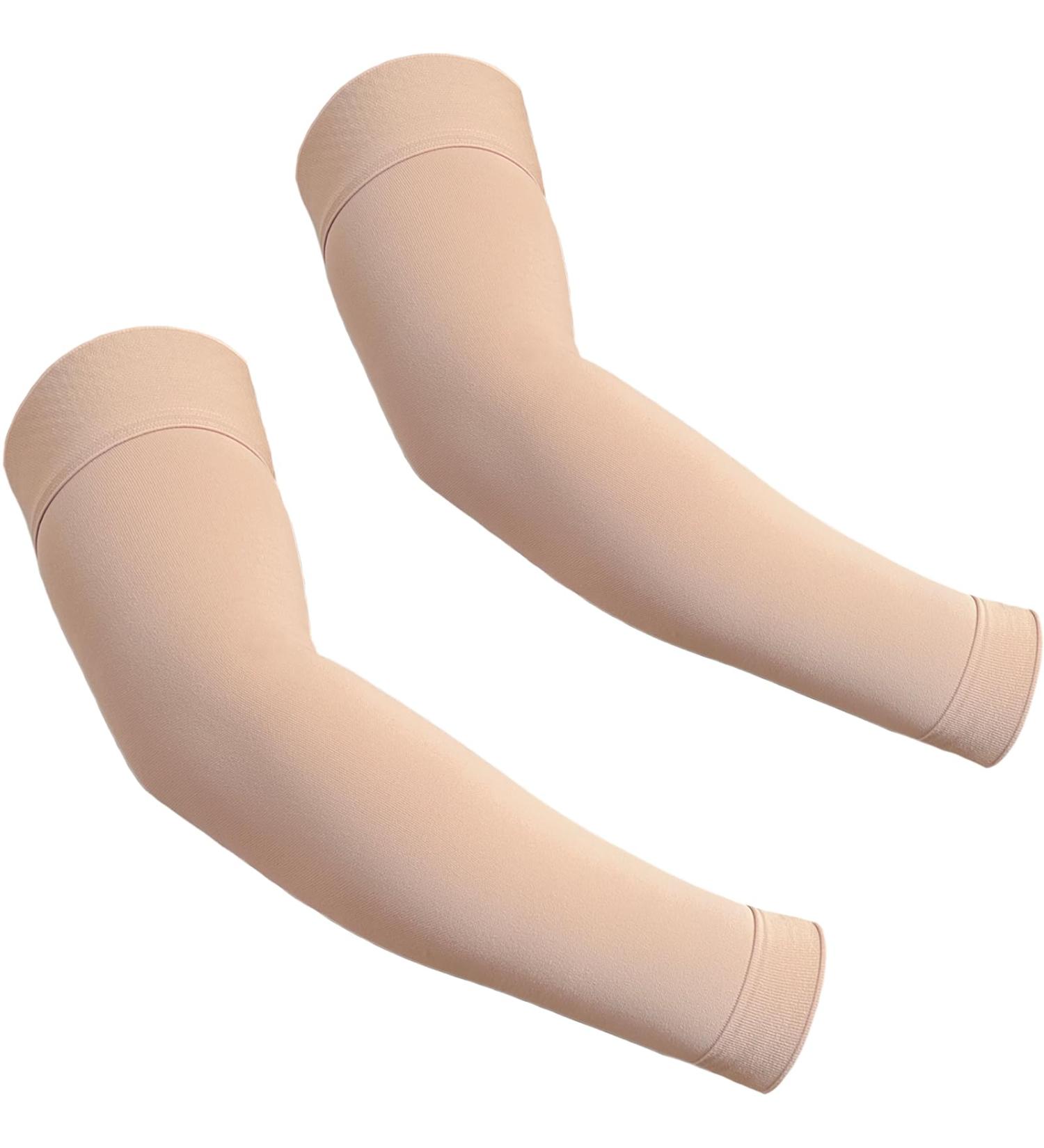 Buy Lymphedema Compression Arm Sleeve for Edema & Swelling Relief - 20-30 mmHg Graduated Support Silicone Dot Full Arm Coverage X-Large Pair - Ideal for Recovery & Pain Relief - Buy Online on GoSupps.com