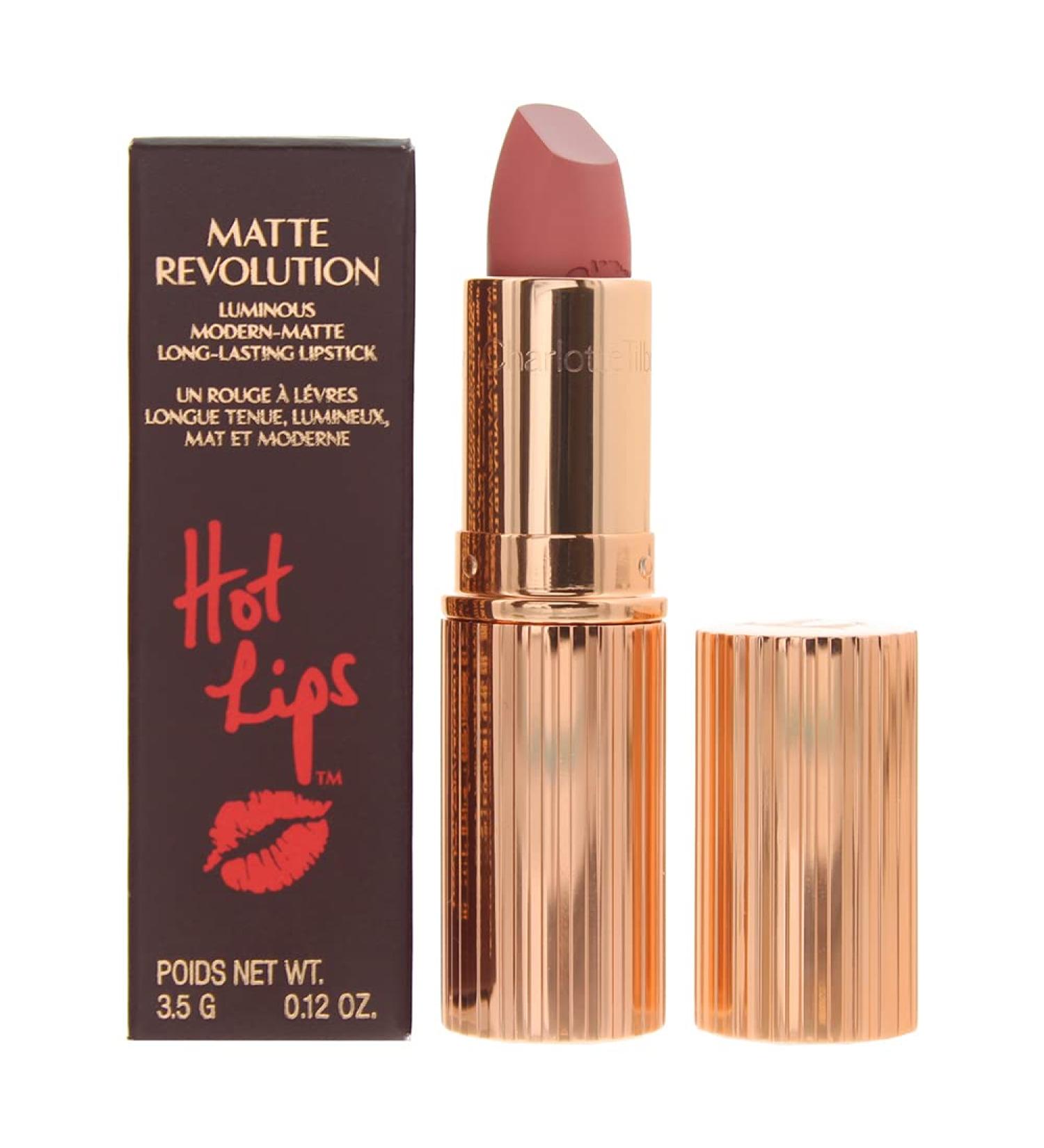 Charlotte Tilbury Hot Lips Matte Revolution Lipstick - Kidman's Kiss - Buy Online on GoSupps.com