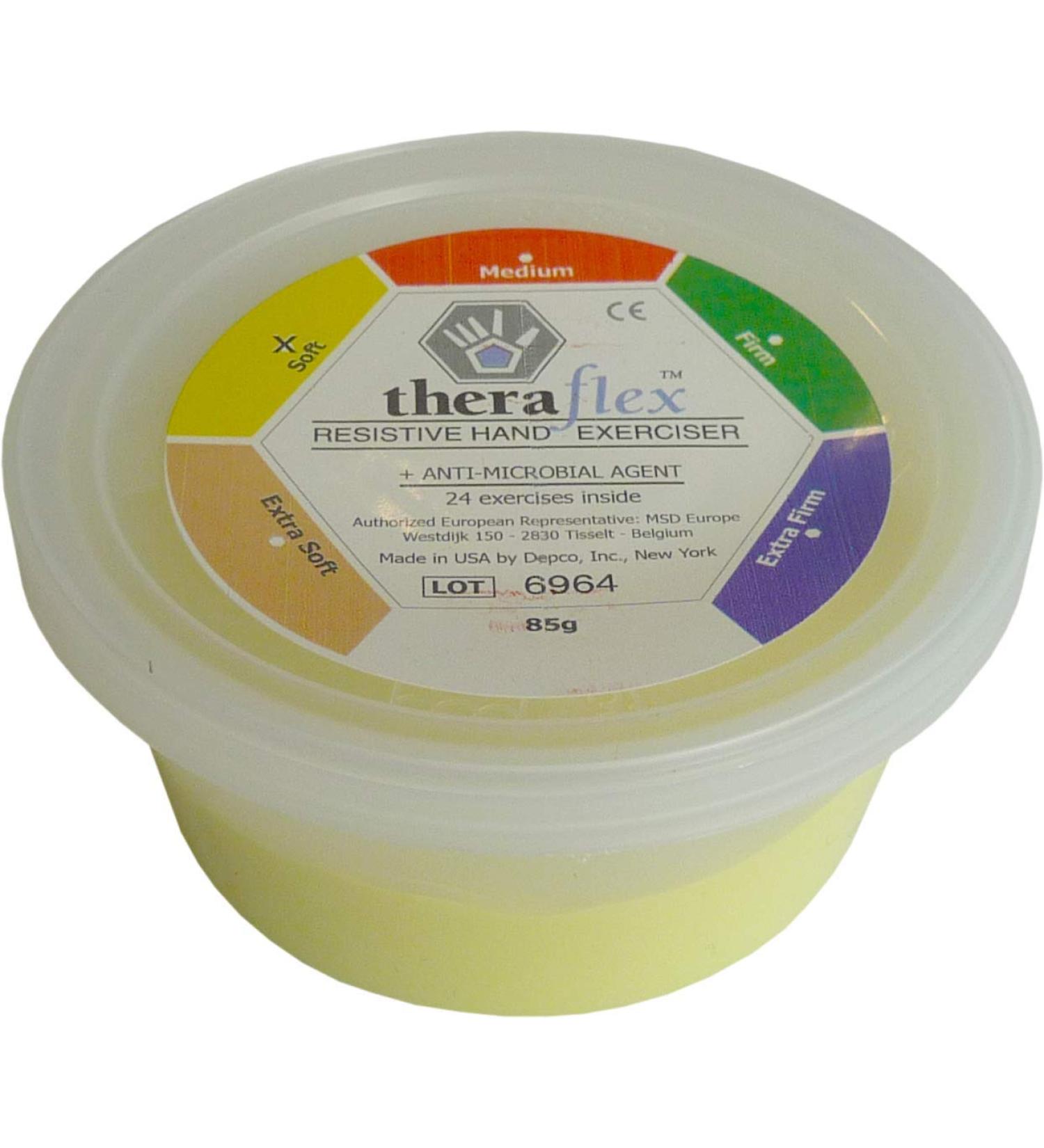 Theraflex Therapy Putty 85g - Soft Yellow Hand Exercise Clay - Buy Online on GoSupps.com