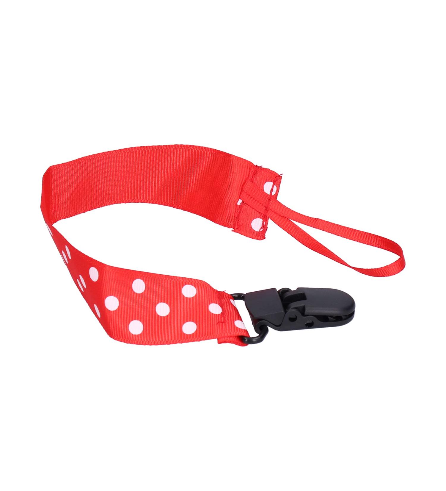 Universal Leash Holder & Pacifier Holder - Non-Toxic Safe & Foldable for Home (Red Dot) | Shop Internationally - Buy Online on GoSupps.com