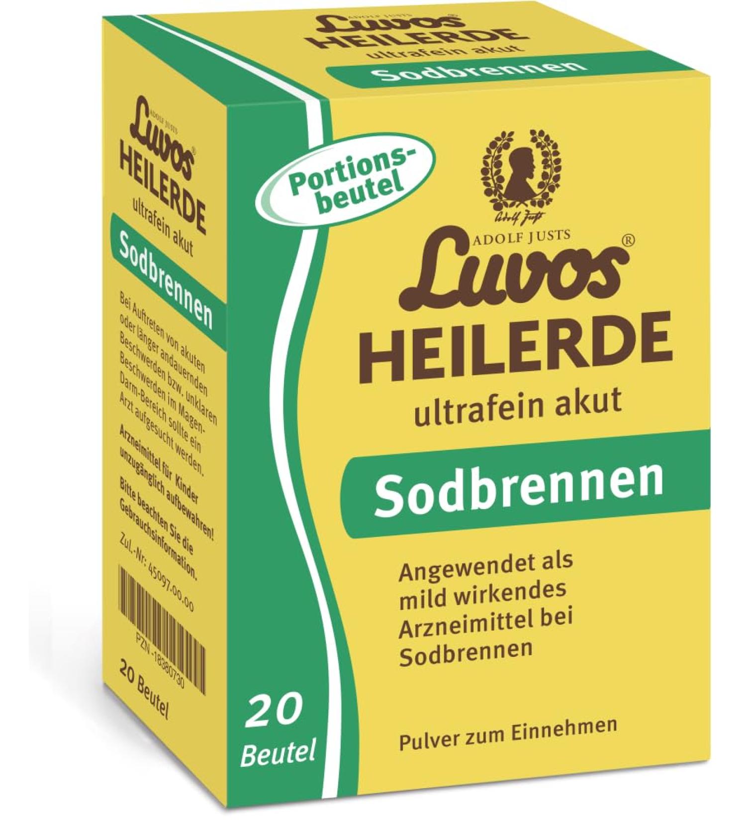 Luvos Luvos - Luvos Ultra-Fine Medicinal Clay for Acute Pain Relief 20 Sachets