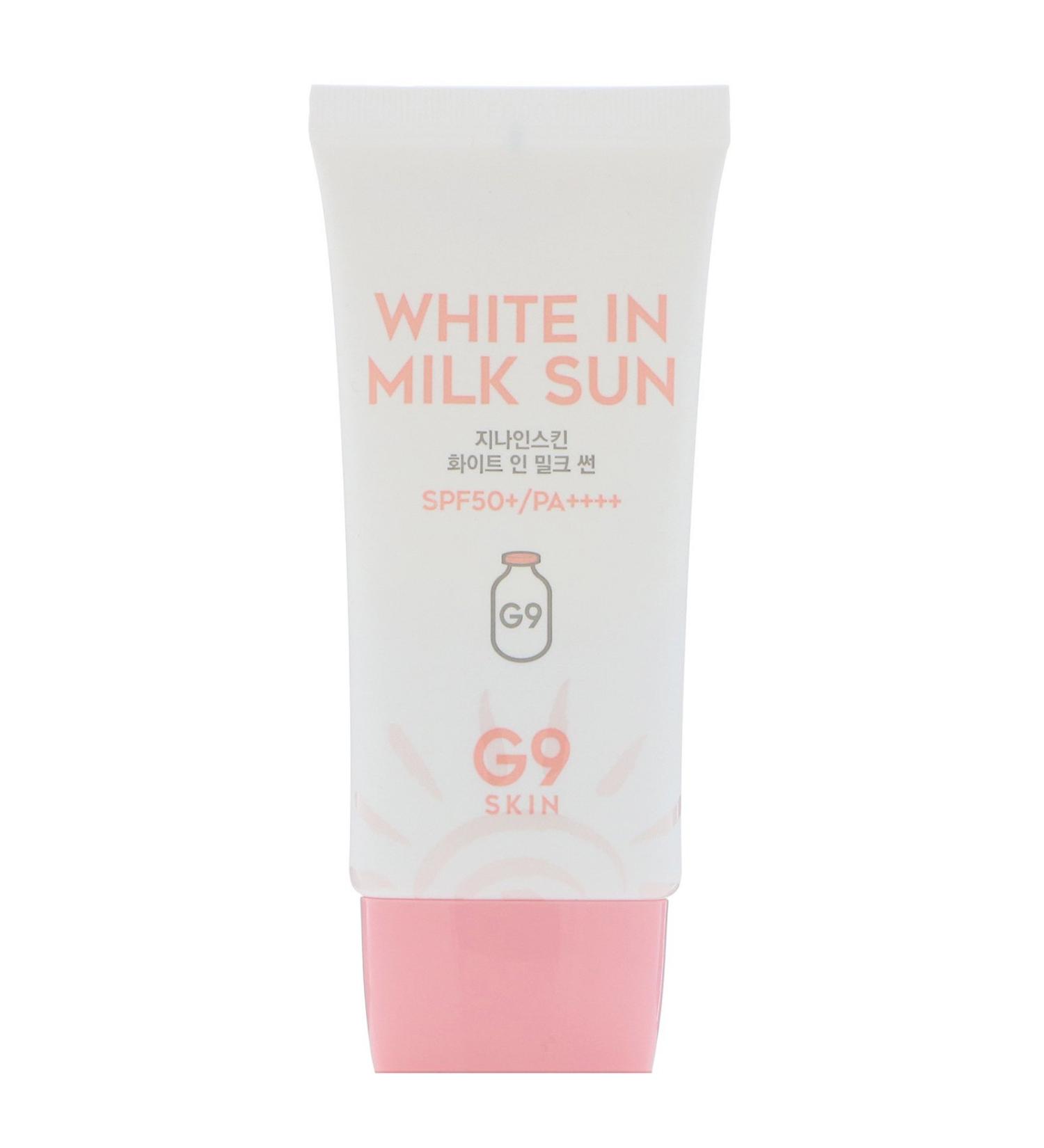 G9skin White In Milk Sun SPF 50+ PA++++ | 40g Sunscreen for Ultimate Skin Protection - Buy Online on GoSupps.com