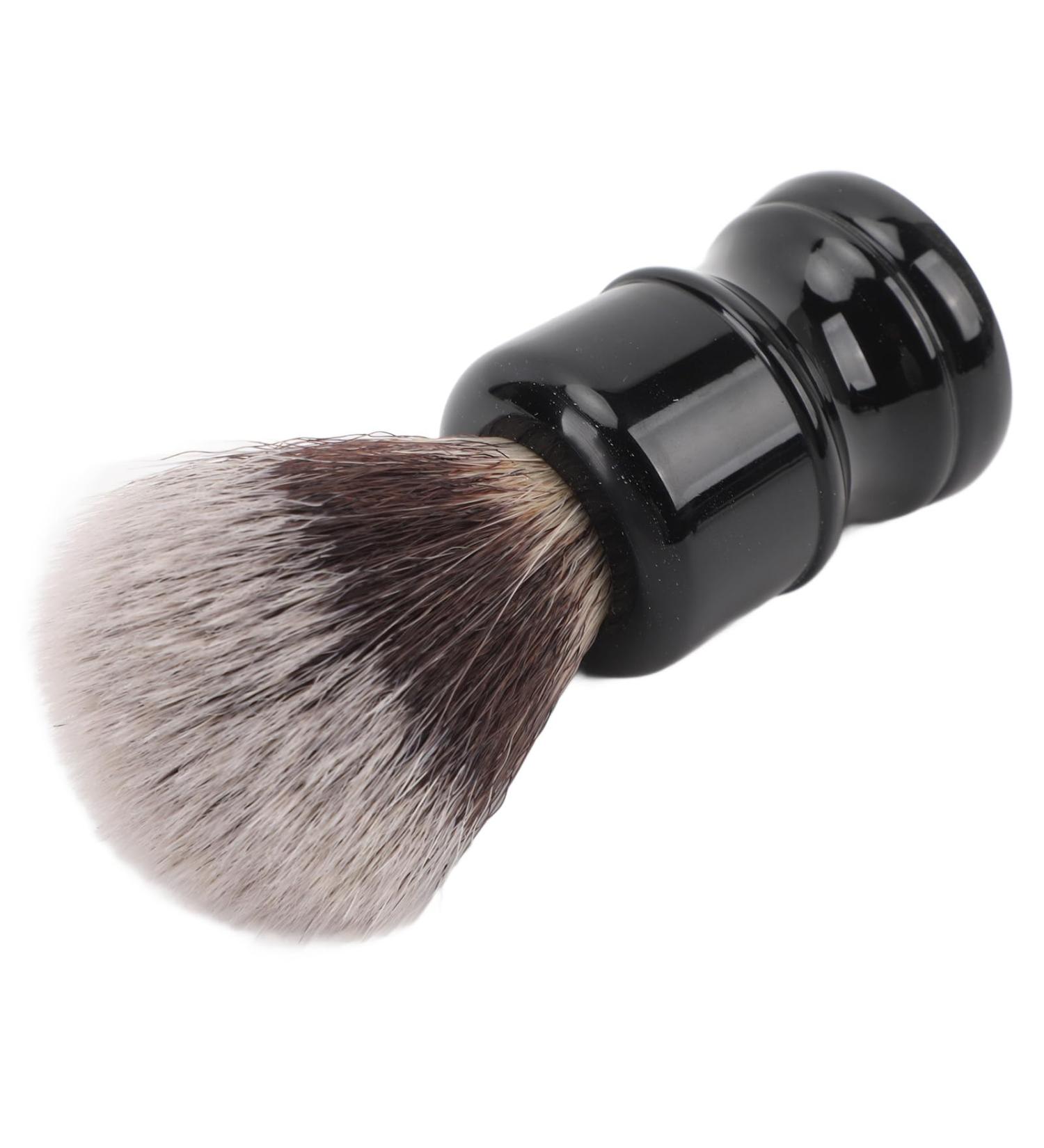 Premium Foam Brush for Beard & Shaving | Ideal for Salon Travel & Home Use | Curved Handle for Easy Cleaning & Quick Foaming - Buy Online on GoSupps.com
