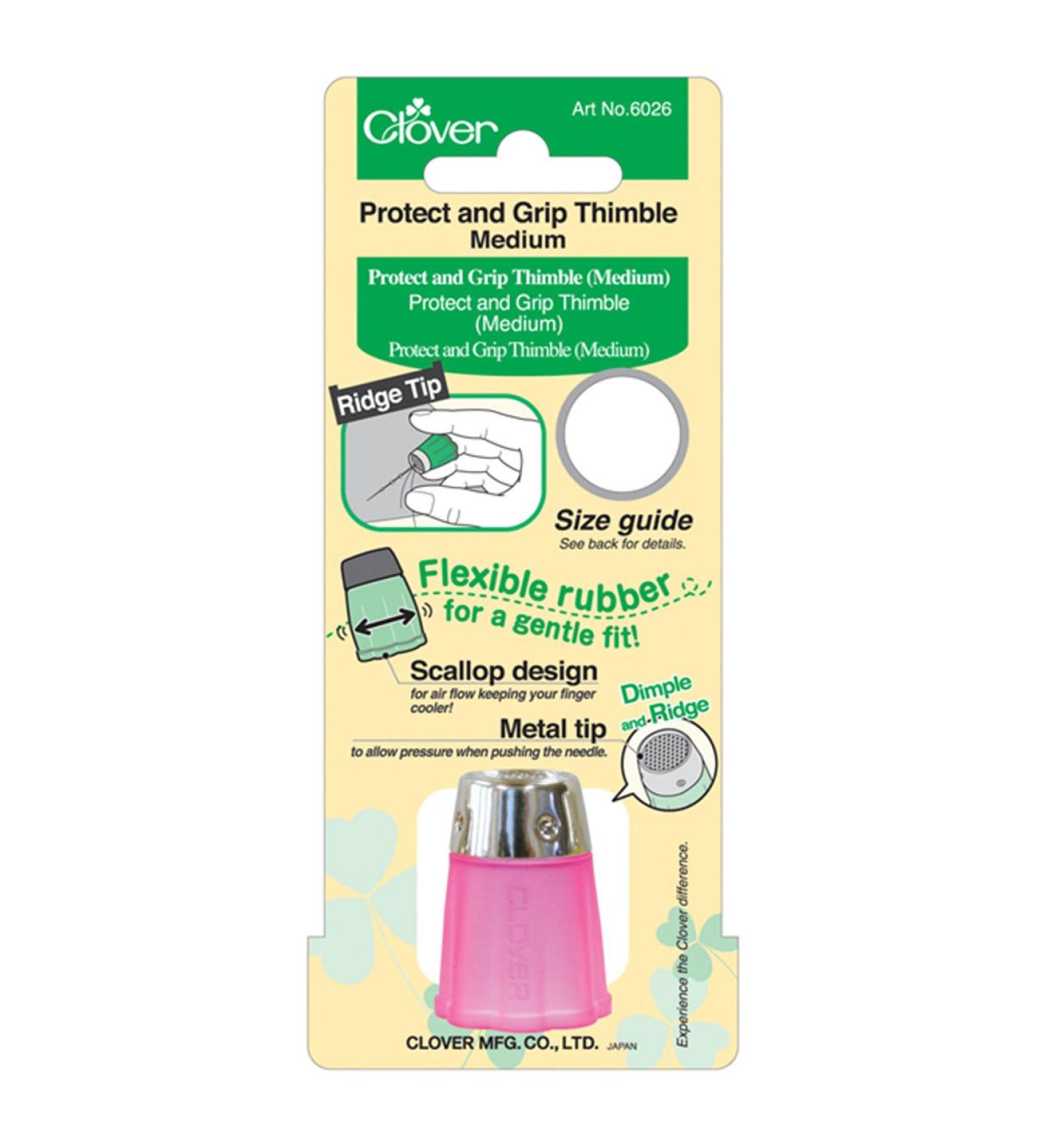 Clover Protect and Grip Medium Thimble