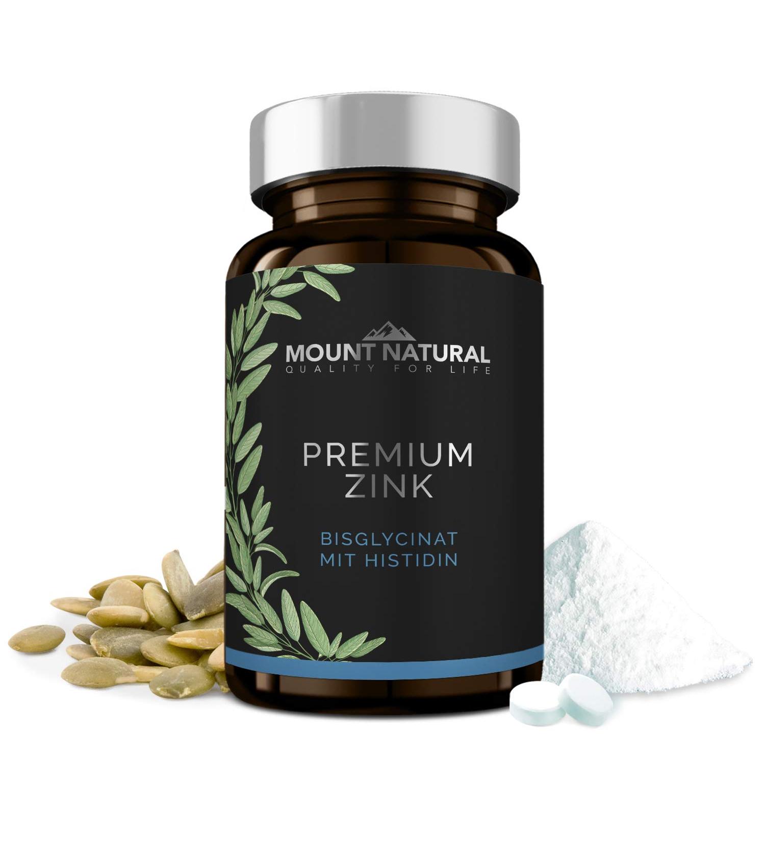 Premium Zinc 180 Tablets - Highly Bioavailable Zinc-Bisglycinate Chelate with L-Histidine | Vegan Additive-Free Lab-Tested | High Dose from Germany - Test Winner 2020 - Buy Online on GoSupps.com