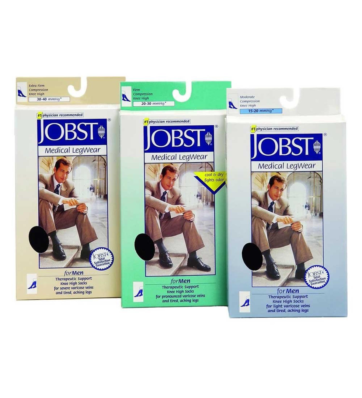 Men's 20-30 mmHg Thigh High Closed Toe Support Socks - Medium Size | International Shipping Available - Buy Online on GoSupps.com