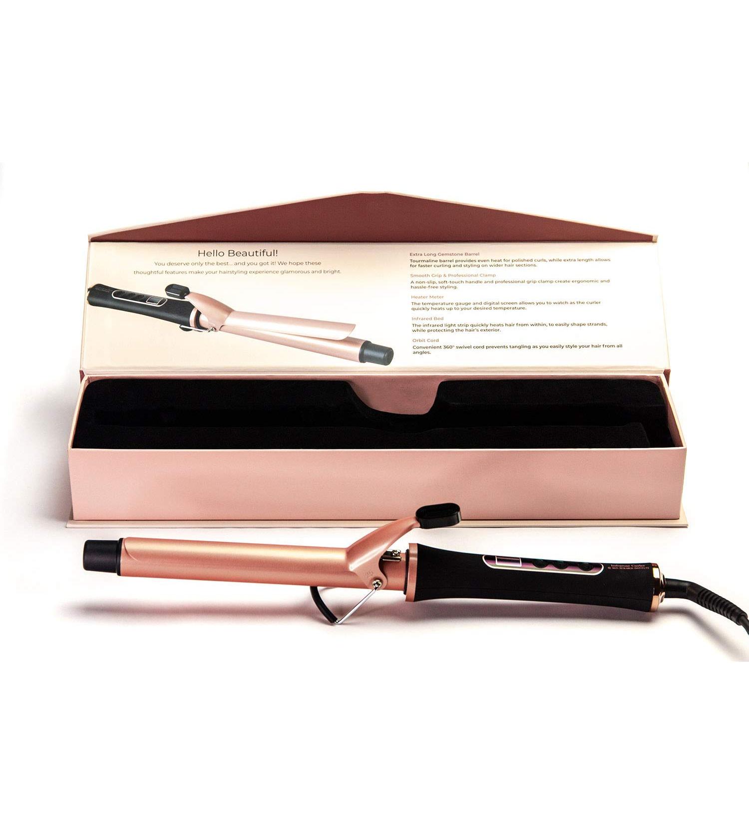 SRI Infrarose Infrared Curling Iron | Reduced Damage & Frizz | Tourmaline & Ceramic Barrel | Easy Grip | Adjustable Heat Settings - Buy Online on GoSupps.com
