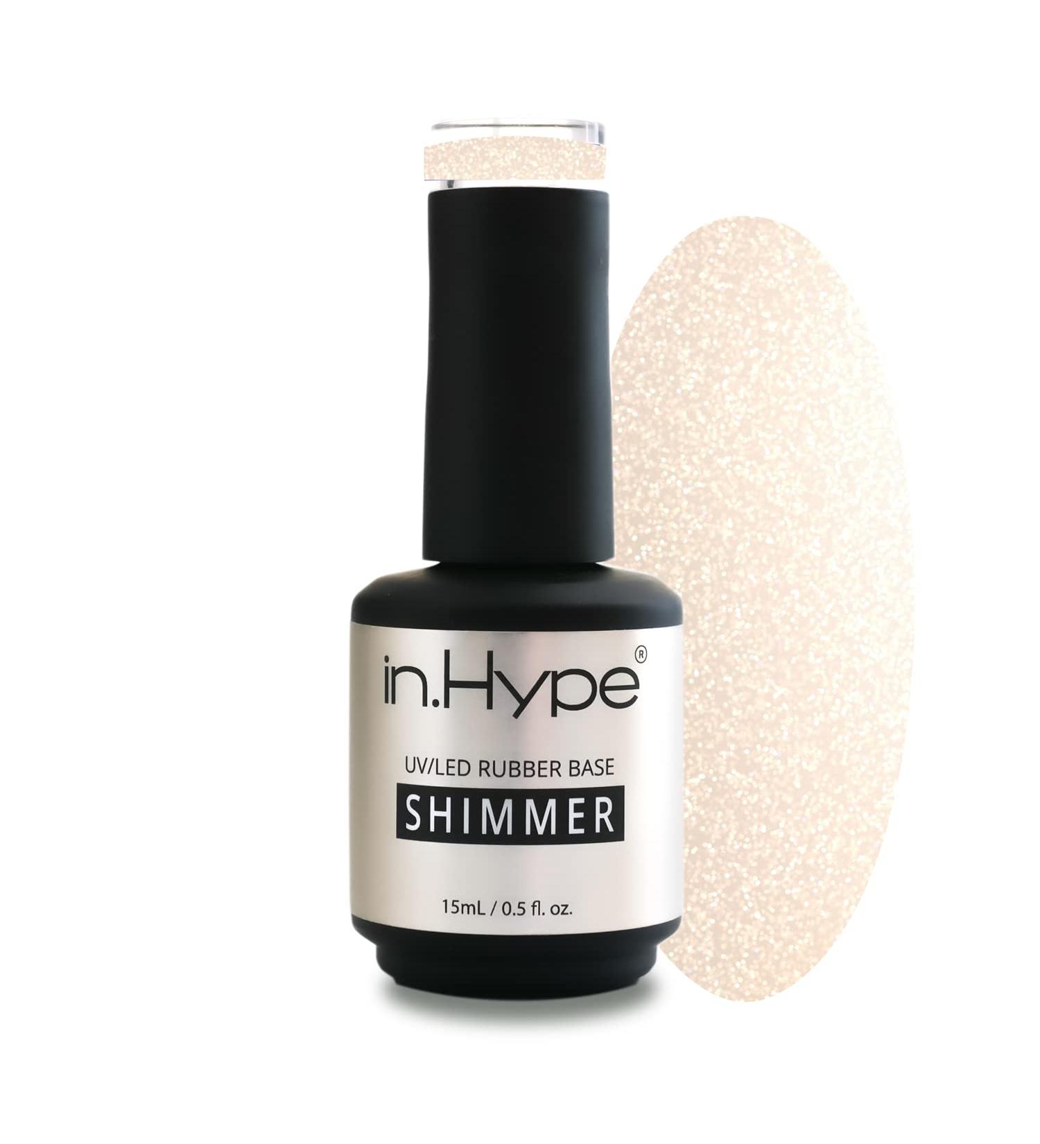 IN.HYPE Rubber Base Gel - Shimmer Soak Off UV/LED Curable - Golden Sands 4 - Buy Online on GoSupps.com