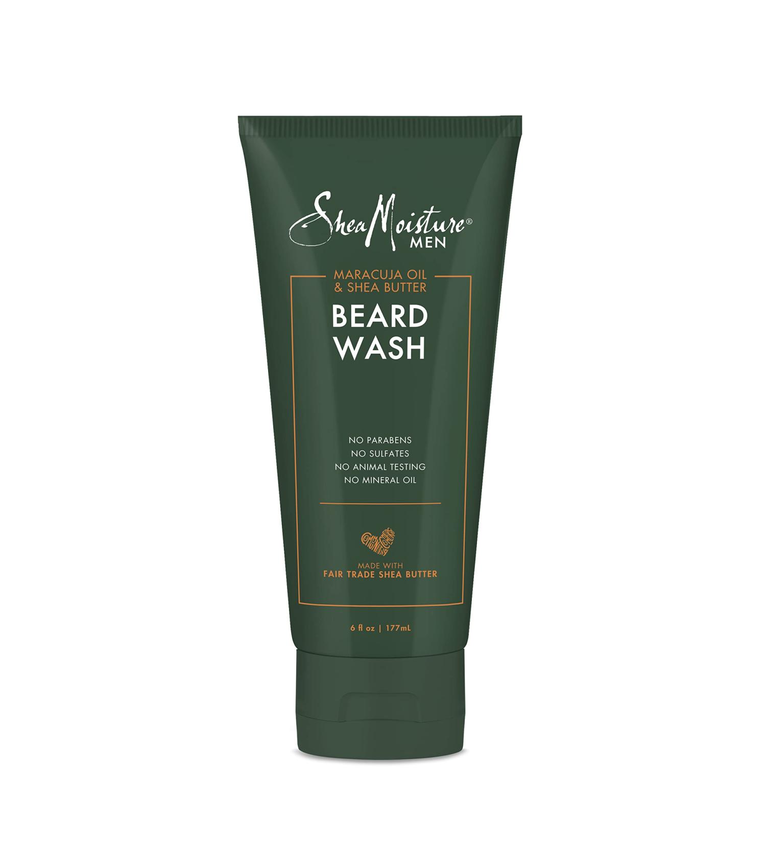 SheaMoisture Beard Wash with Maracuja Oil & Shea Butter - Deep Clean & Refresh Full Beards - 6 oz - Buy Online on GoSupps.com