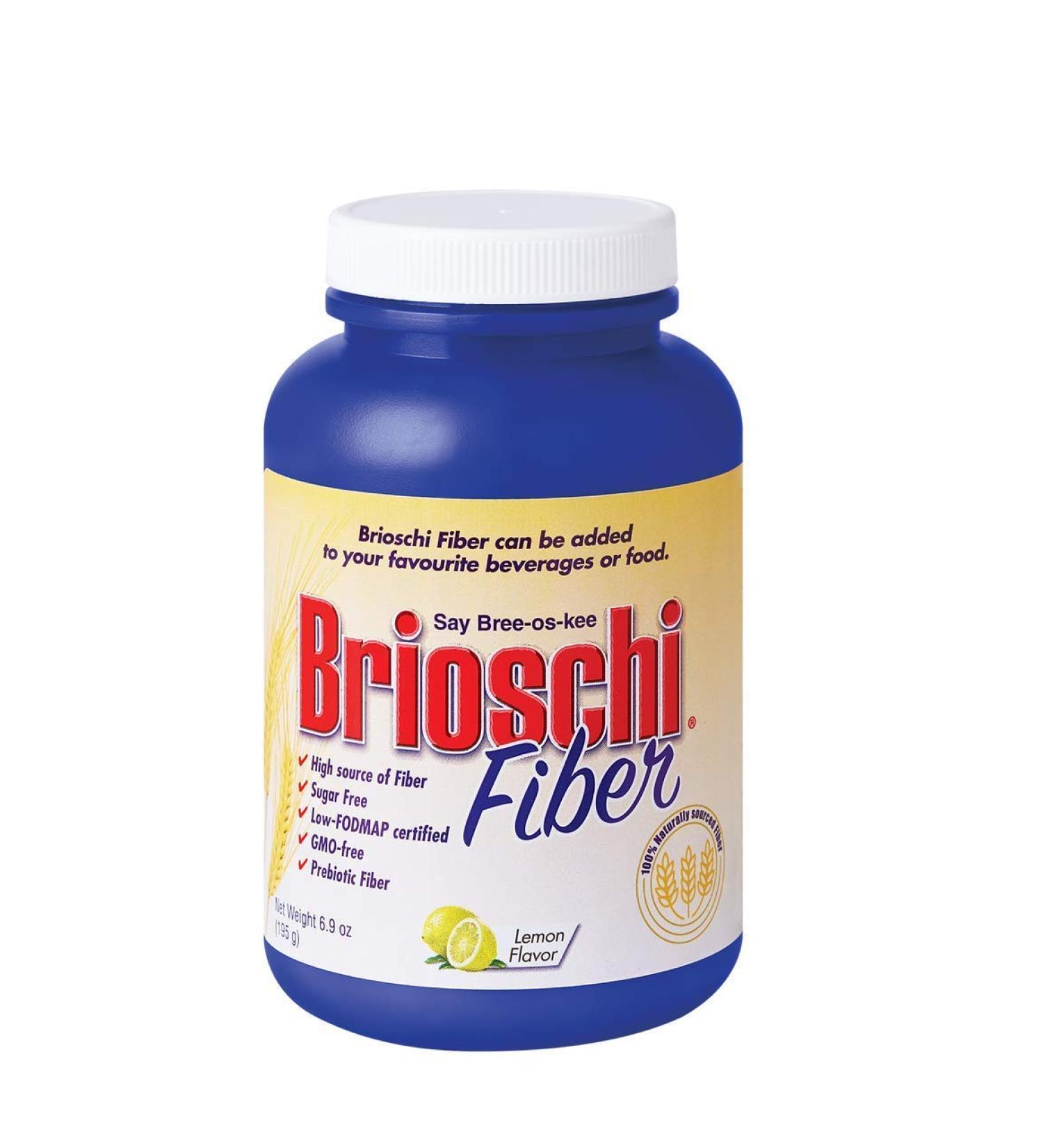 Brioschi Fiber Lemon Flavor - 6.9 oz (Pack of 1) 6.9 Ounce (Pack of 1)