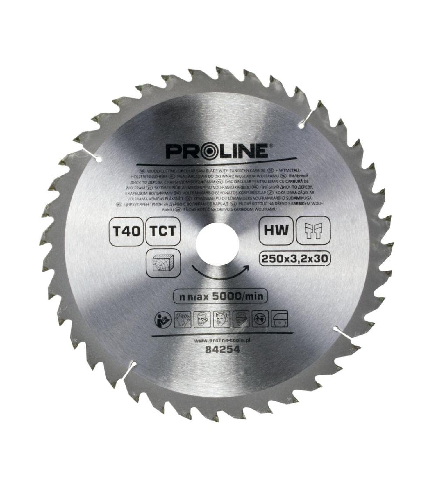 84186 Sintered wood carbide blade 184 mm 60 teeth Proline