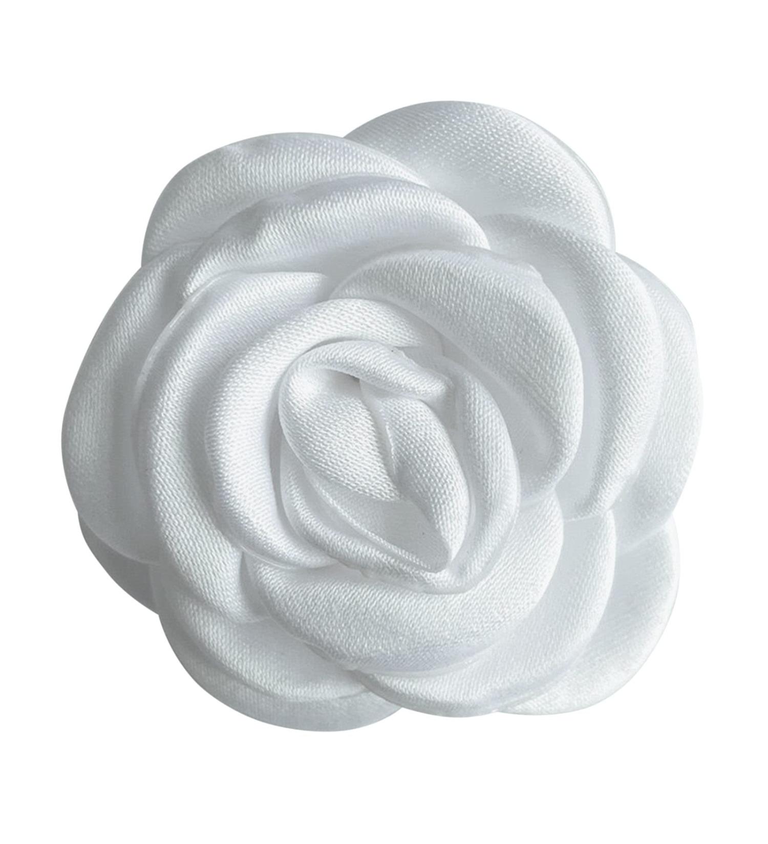 Southjieling Camellia Brooches & Attachments Elegant Jewelry Accessories for Sweaters Skirts & Dresses | White Floral Decorations - Buy Online on GoSupps.com