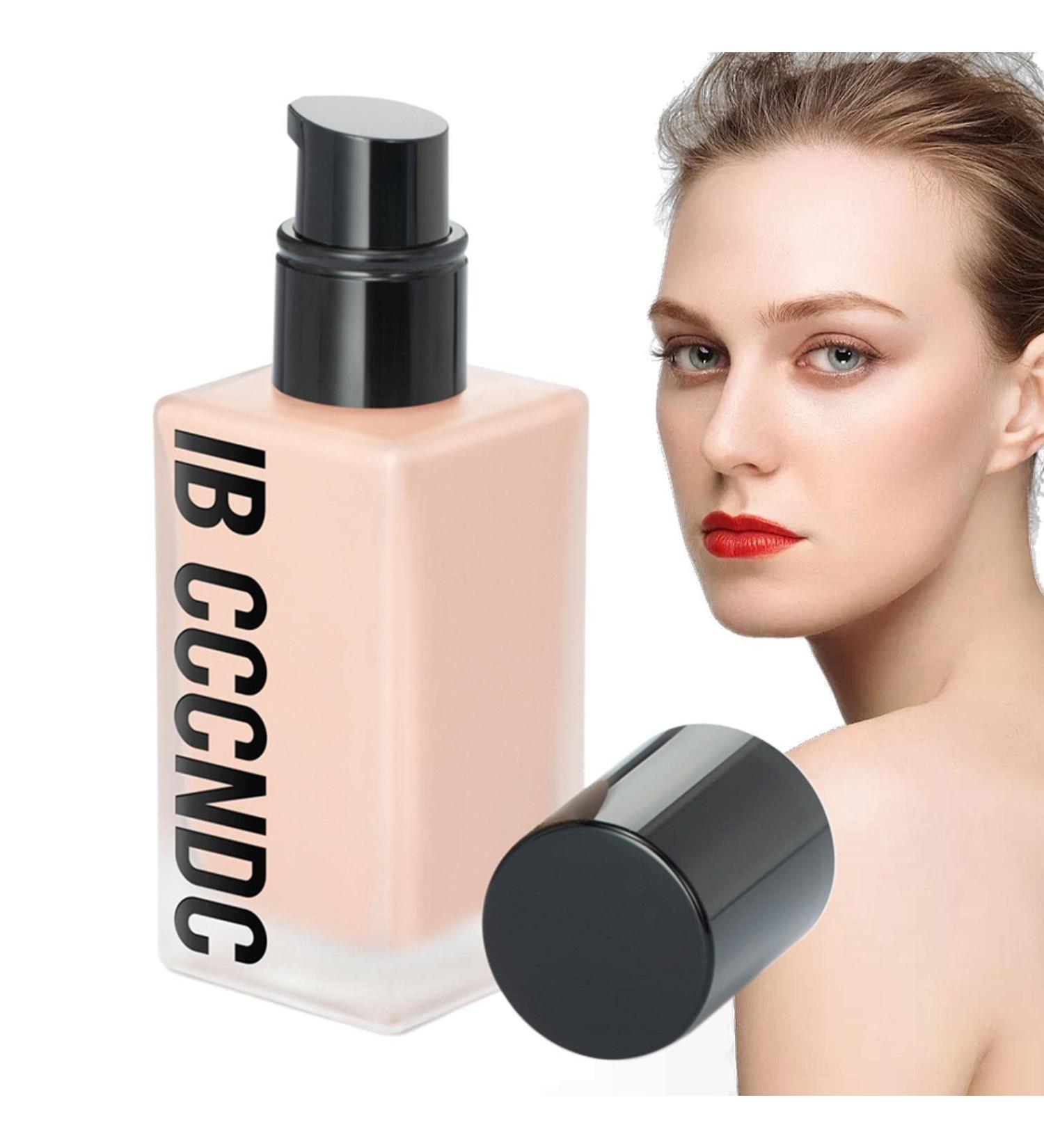 Full Coverage Foundation Bright Boost Hydrating Tint Makeup Liquid Foundation Long Lasting Oil Control Makeup Cover Cream Cosmetics for Women and Girls Spots Coverup Skuda - Buy Online on GoSupps.com