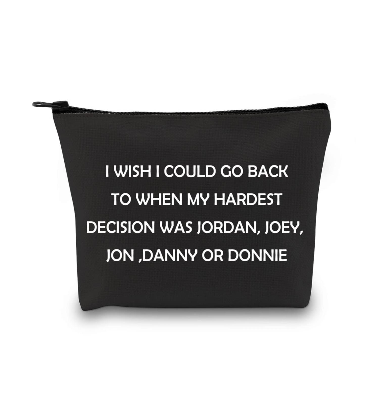I Love New Kids On Black Novelty Cosmetic Bag - Gift for Women - Buy Online on GoSupps.com