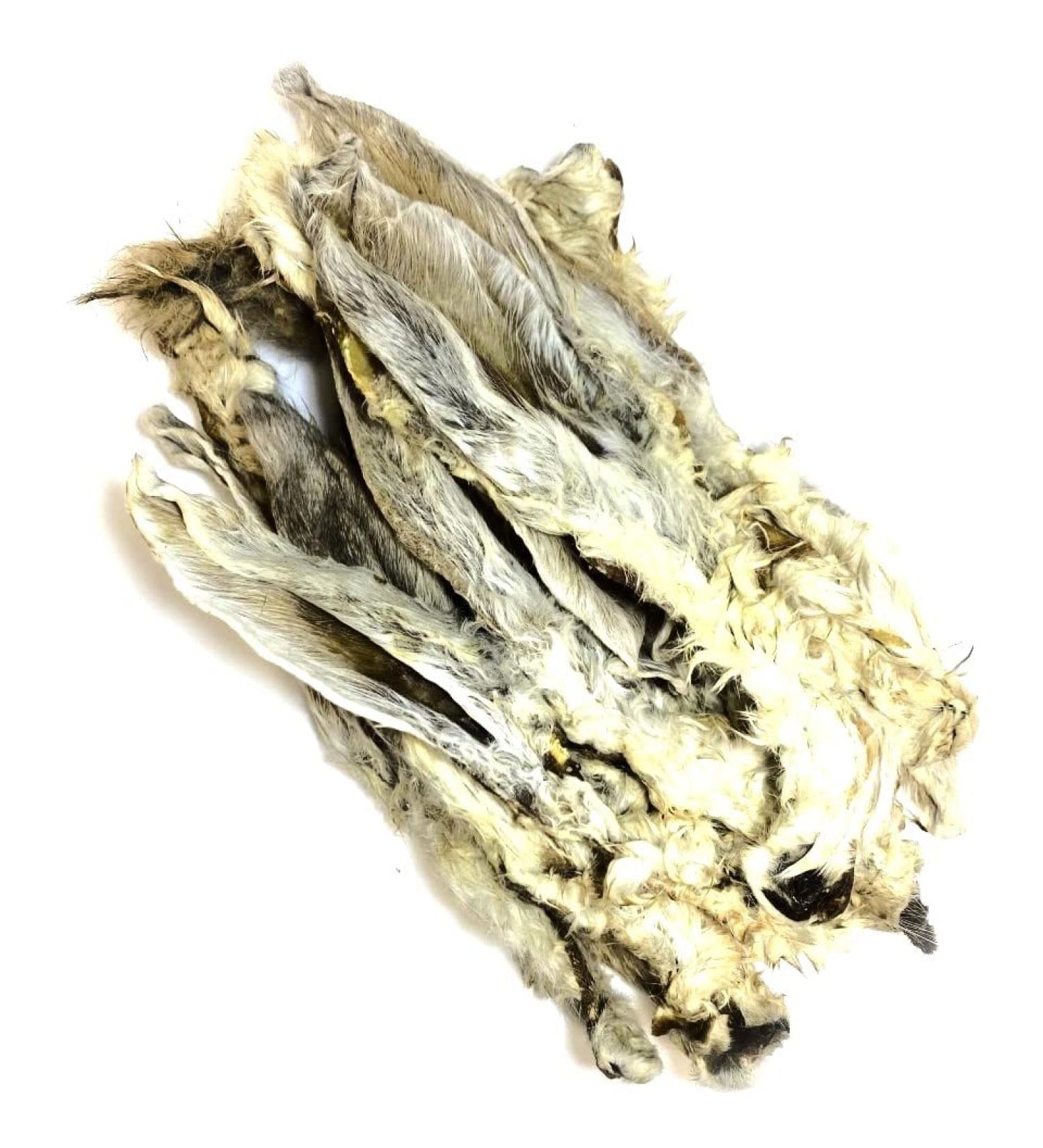Rabbit Ears with Fur 2kg Natural Dog Treats Chews Hypoallergenic Hair - Buy Online on GoSupps.com