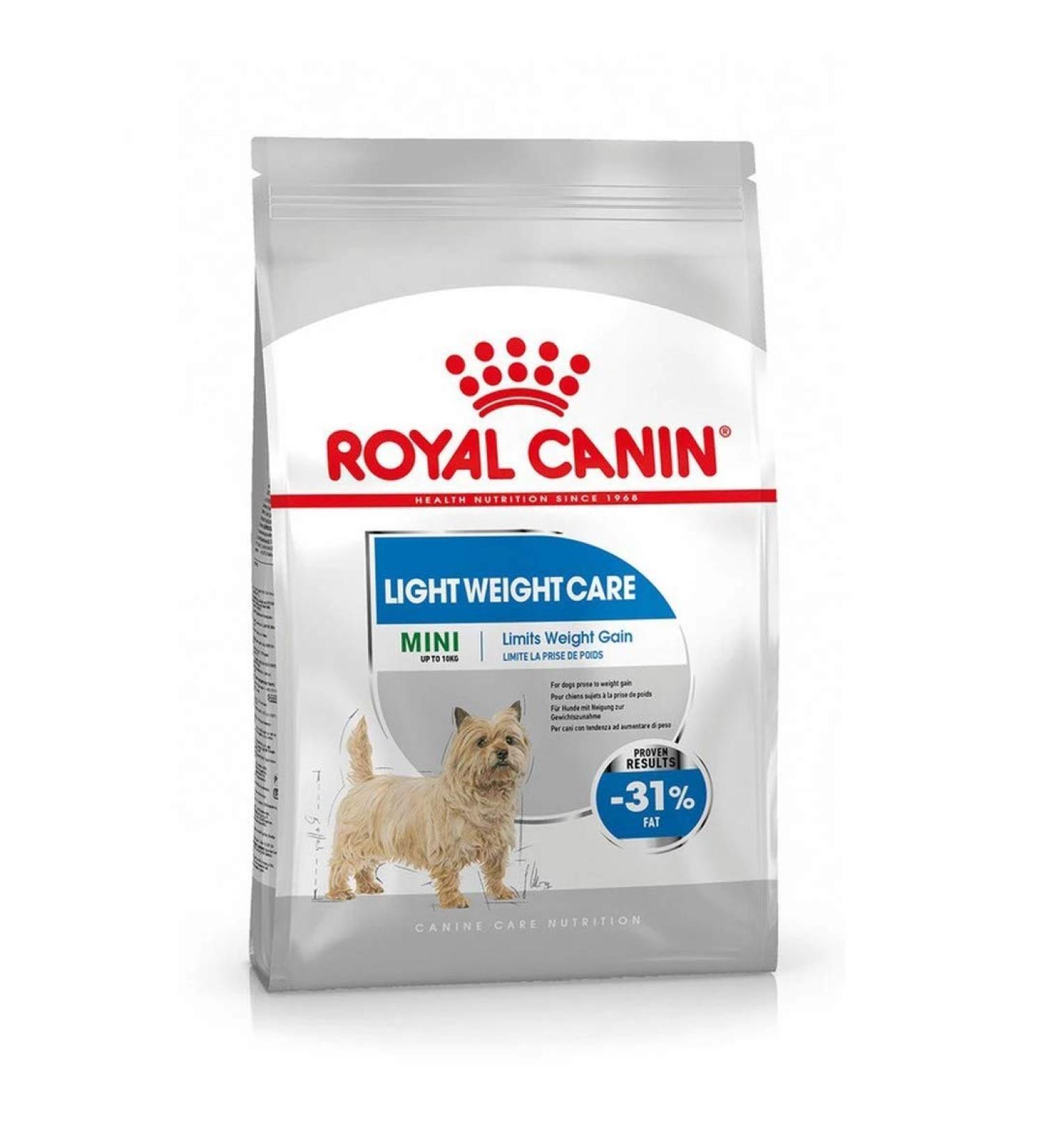 ROYAL CANIN Dog Food Mini Light 8kg - Buy Online on GoSupps.com