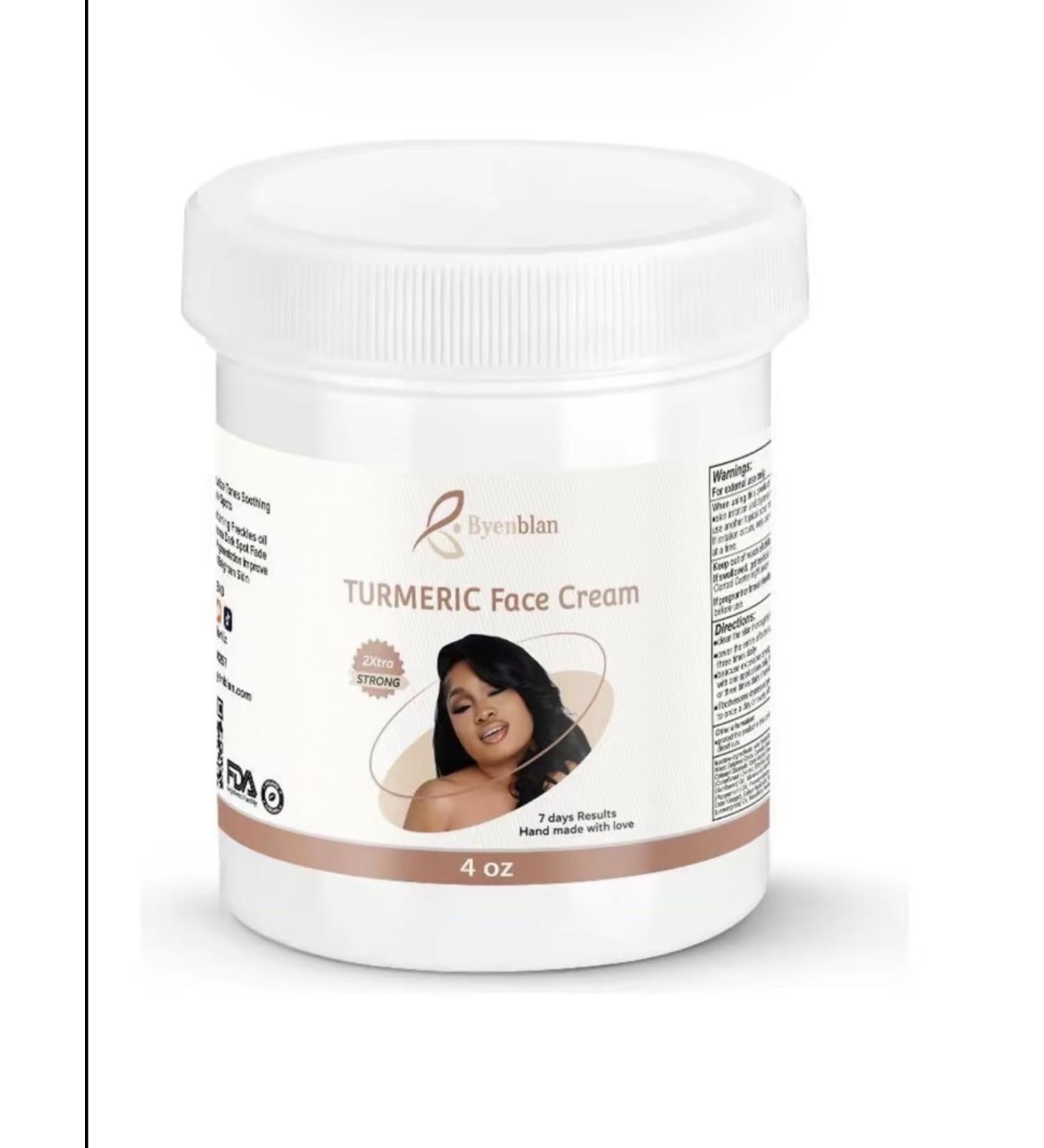 Byenblan- Turmeric Glow Face Cream | Exfoliate Gently Hydrate Deeply