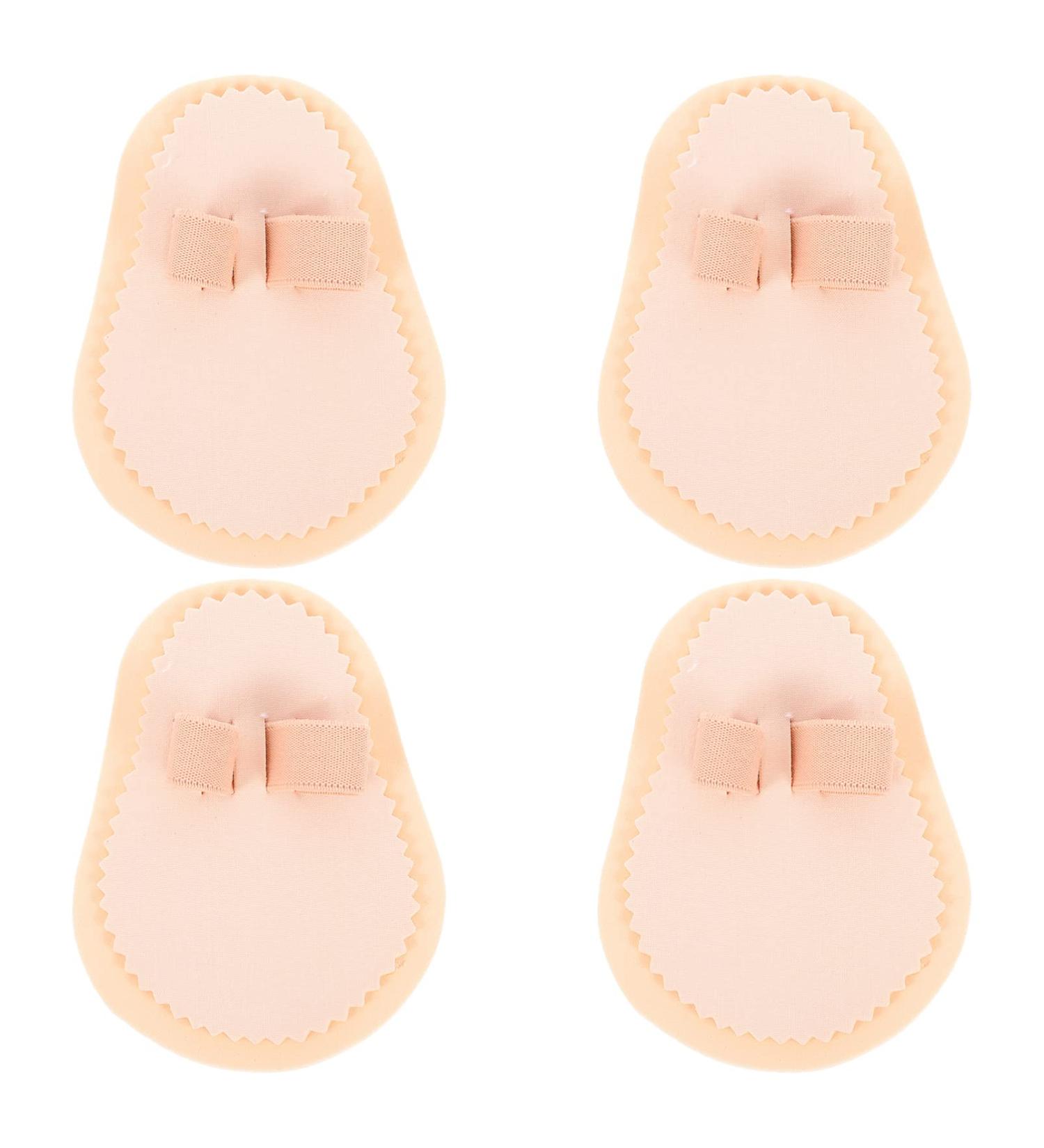 Beavorty 4pcs Hallux Pad Insoles for High Heels - Hammer Covers Separators & Foot Spacers - Light Brown - Optimal Comfort & Support - Buy Online on GoSupps.com