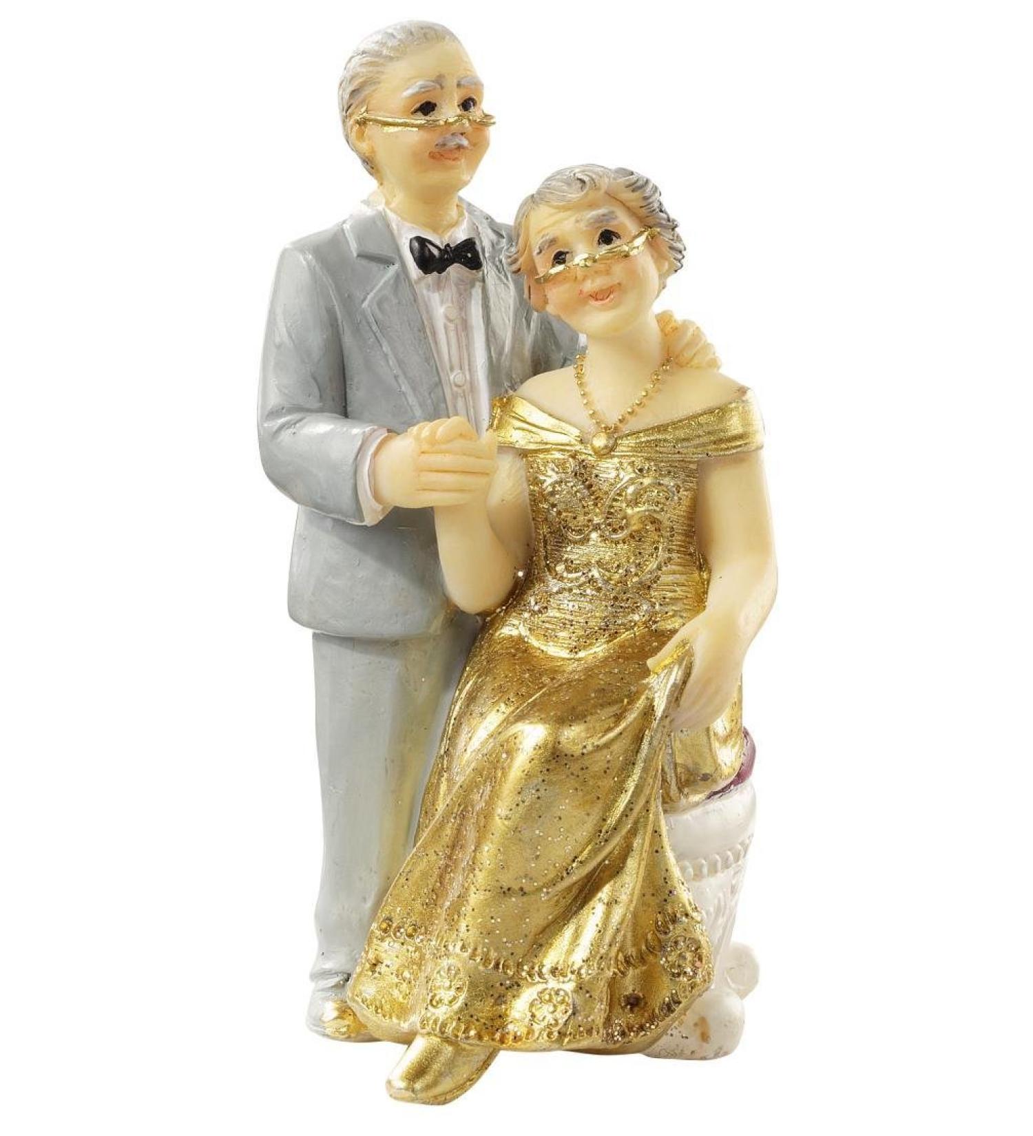 Hobbyfun gold couple approx. 7.5 cm