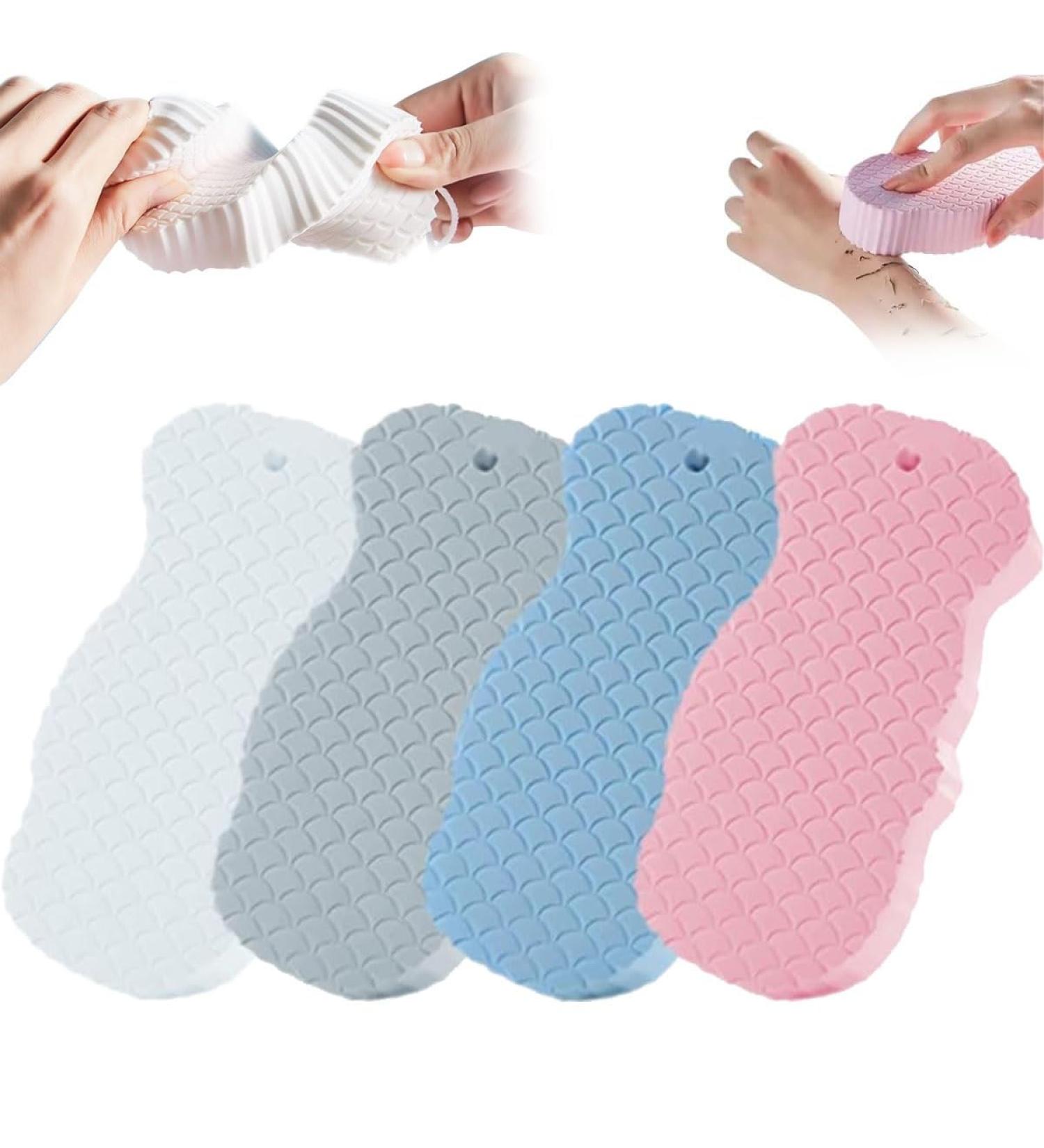 Super Soft Exfoliating Bath Sponge - Ideal for Adults Children & Pregnant Women | Gentle Skin Care & Exfoliation - Buy Online on GoSupps.com