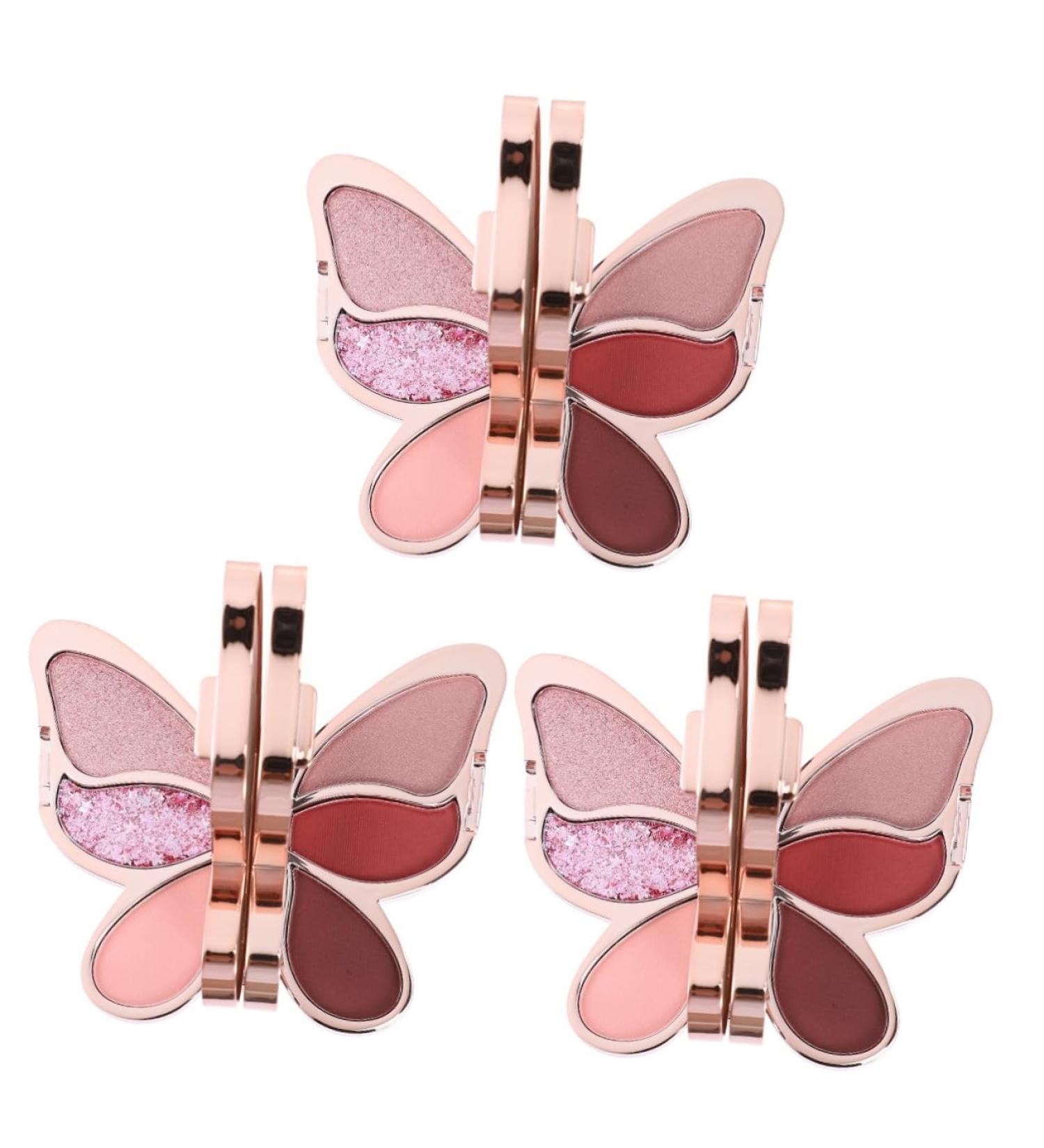 Beavorty Pressed 3 pcs eyeshadow palette matte blush makeup blush girl eye shadow Cosmetic Supply flash lighter woman 1 count (Pack of 1) As Shown 4x3pcs - Buy Online on GoSupps.com