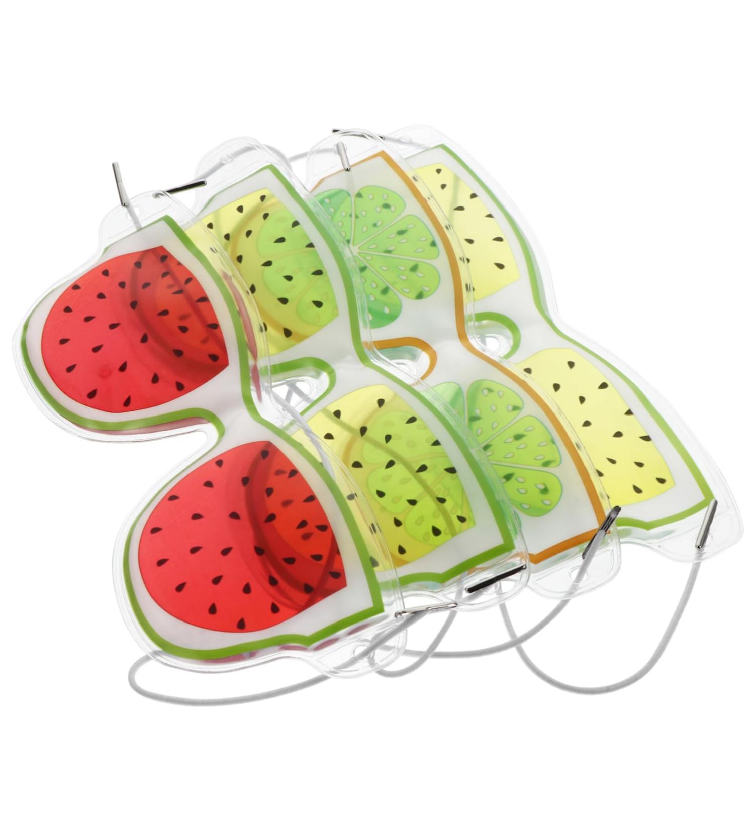 OUNONA 4 Piece Gel Eye Mask with Hot Cold Therapy for Stress Relief Reusable AntiFatigue Eye Patches Suitable for Home Office - Buy Online on GoSupps.com