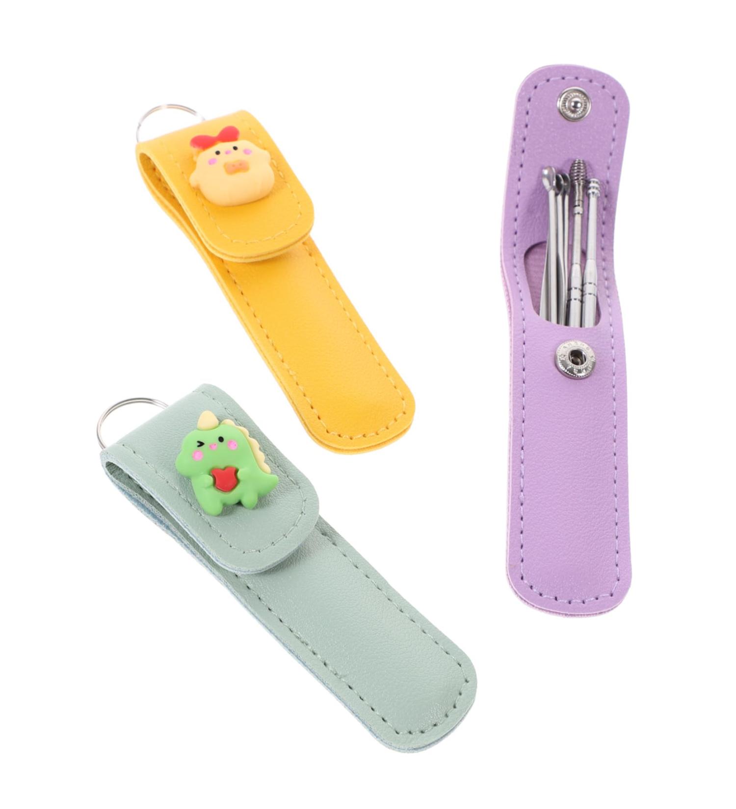 Mobestech 6 Sets Earpick Earwax Remover Tool Kit | Reusable Silicone & Stainless Steel Ear Cleaner for Effective Ear Wax Removal | International Shipping Available - Buy Online on GoSupps.com