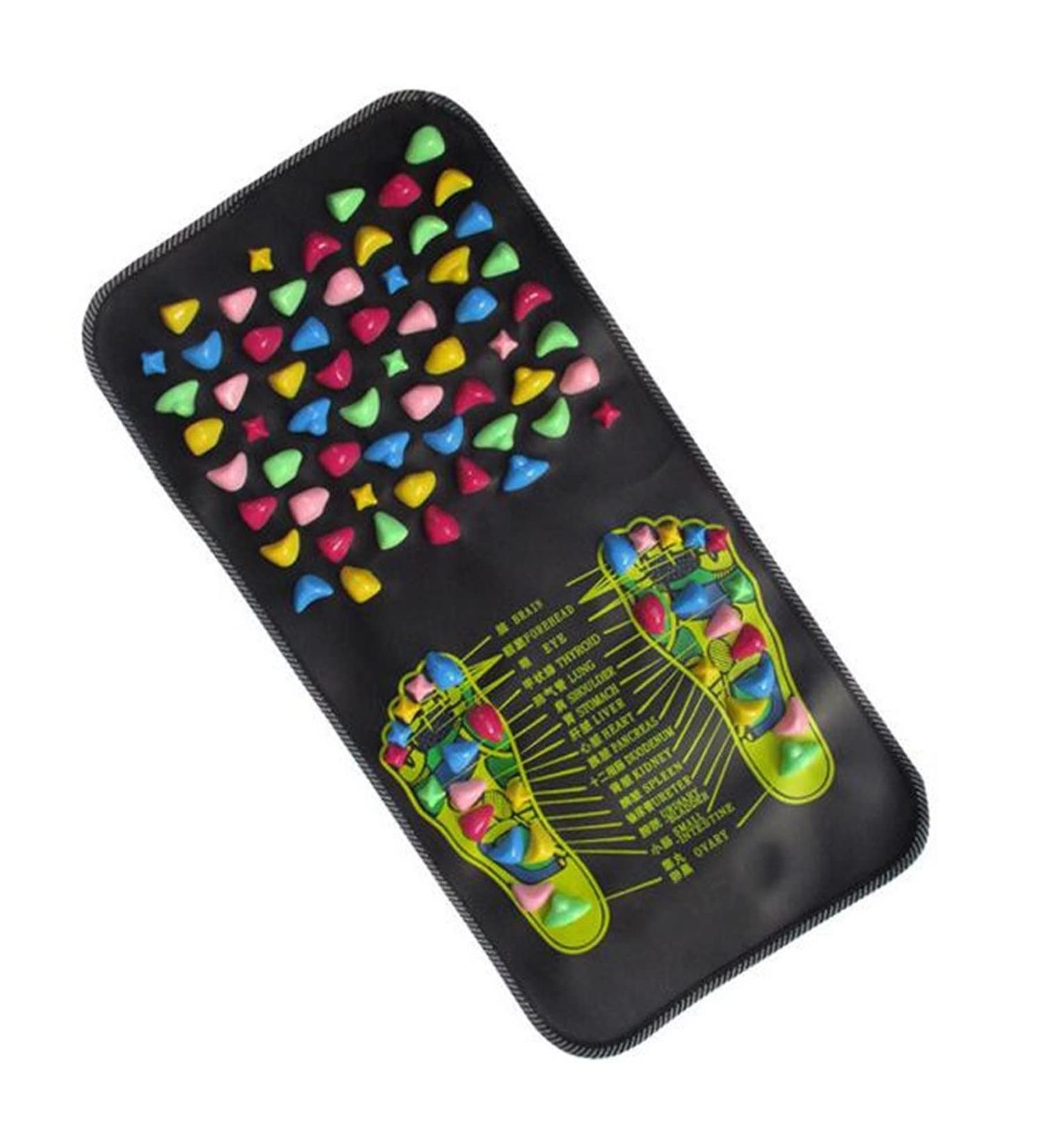 Massage pillow rectangular imitation stone street two-in-one-foot massage pillow-massage-imitation stone-road mat massage massage device massage pillow