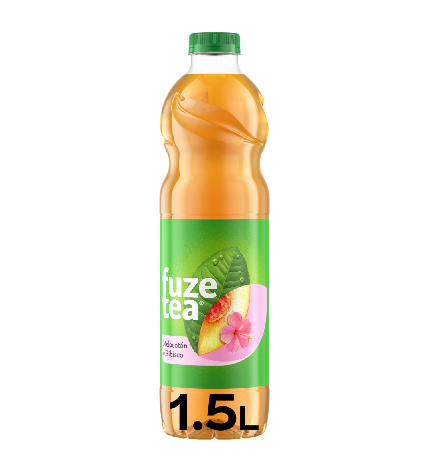 Fuze Tea Evasion Black Tea Peach Hibiscus 1.25L bottle