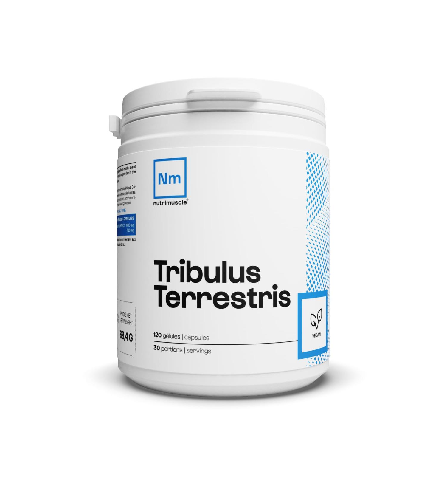 Tribulus Terrestris - 120 capsules - Men's Testosterone Booster - Concentrated in saponins - Sports performance | Nutrimuscle - Buy Online on GoSupps.com