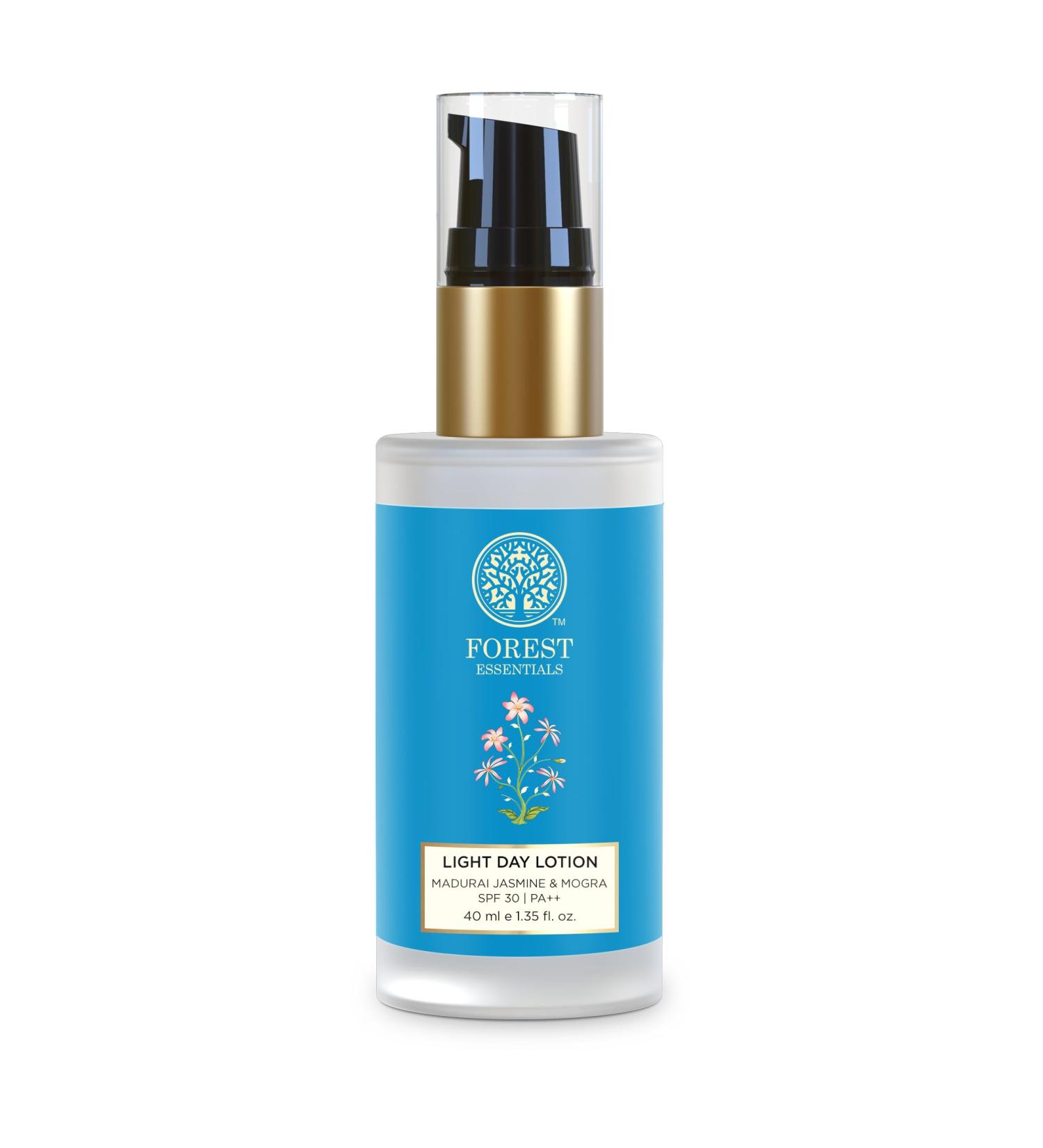 Buy Forest Essentials Light Day Lotion - Madurai Jasmine & Mogra 40ml | International Shipping Available - Buy Online on GoSupps.com