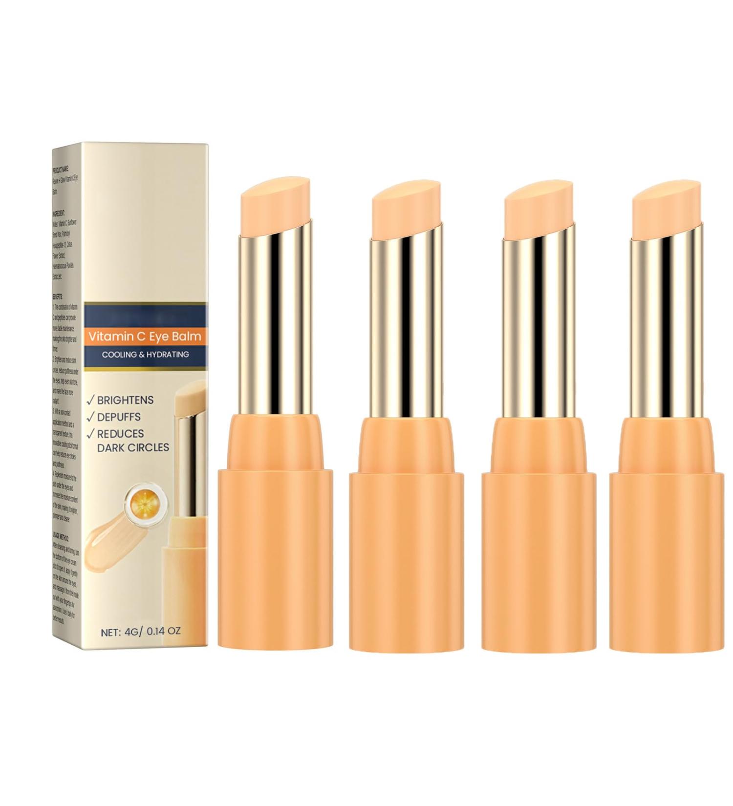 Lot de 2 baumes contour des yeux la vitamine C - Cr me hydratante claircissante sous les yeux pour les cercles fonc s et le bouffinage traitement hydratant pour les yeux avec de la vitamine C pour 4 pi ces. - Buy Online on GoSupps.com