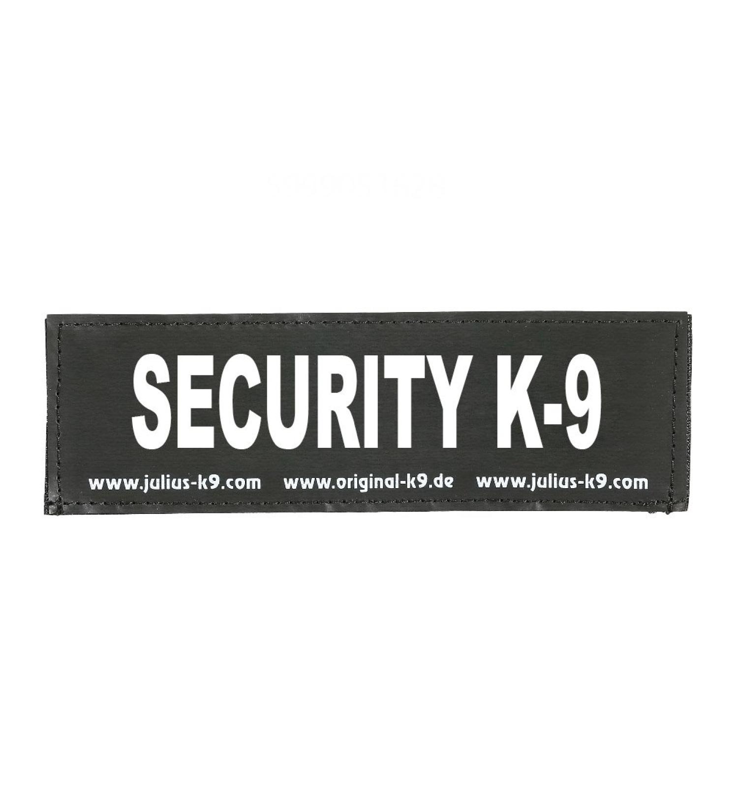Julius-K9 162LR-K-28093 Velcro label SECURITY small black SECURITY small SECURITY