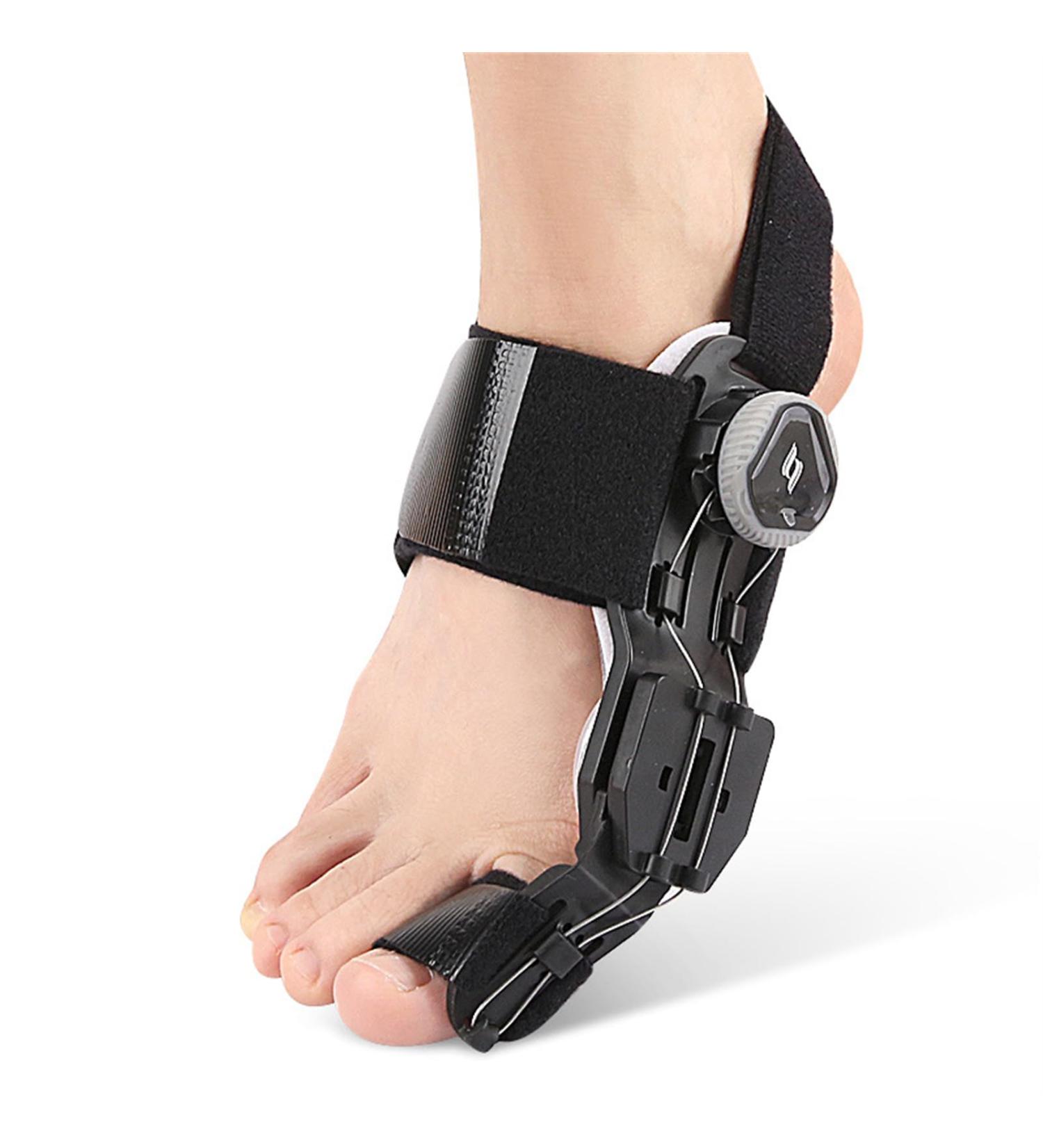Zeetan Adjustable Orthopedic Toe Corrector for Men & Women - Pain Relief for Bunion & Big Toe - Black - Buy Online on GoSupps.com